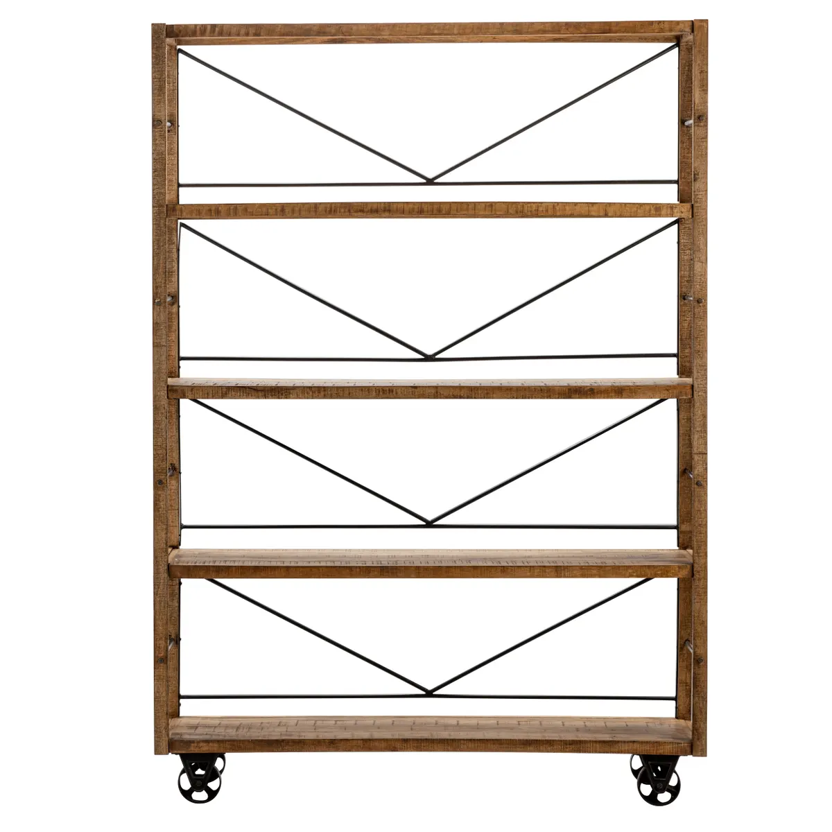Crestview Collection Winslow Wheeled Bookcase - Image 6