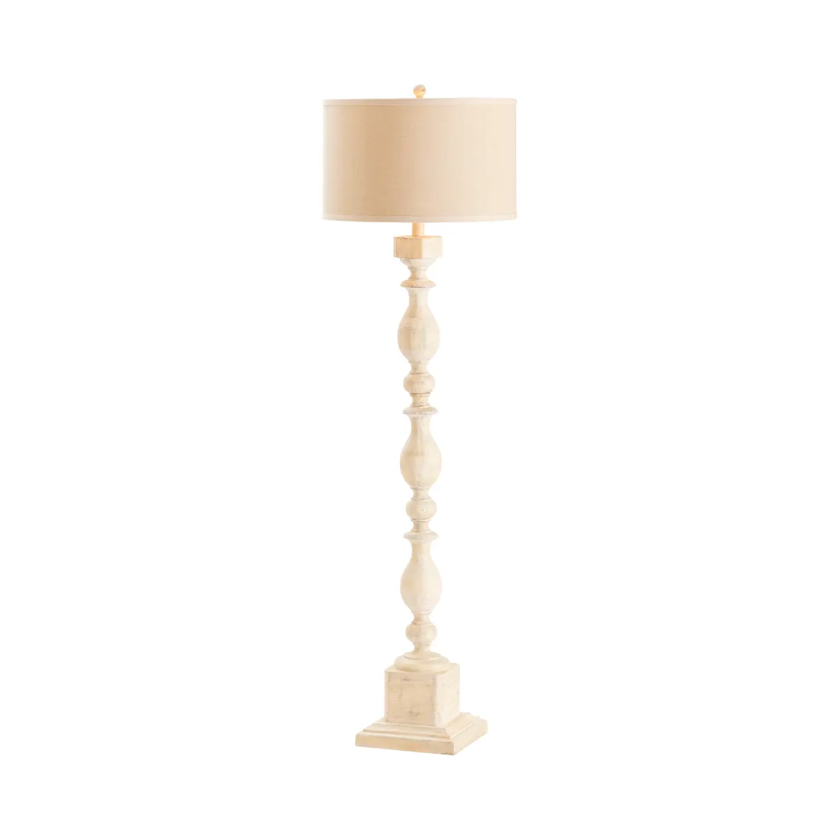 Crestview Collection Wood Post Traditional Floor Lamp - Image 2