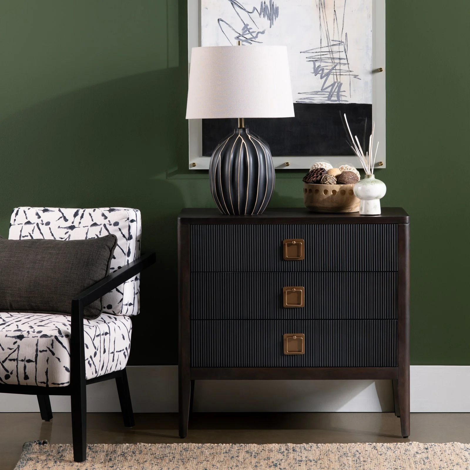 Crestview Collection Worthington Three-Drawer Chest