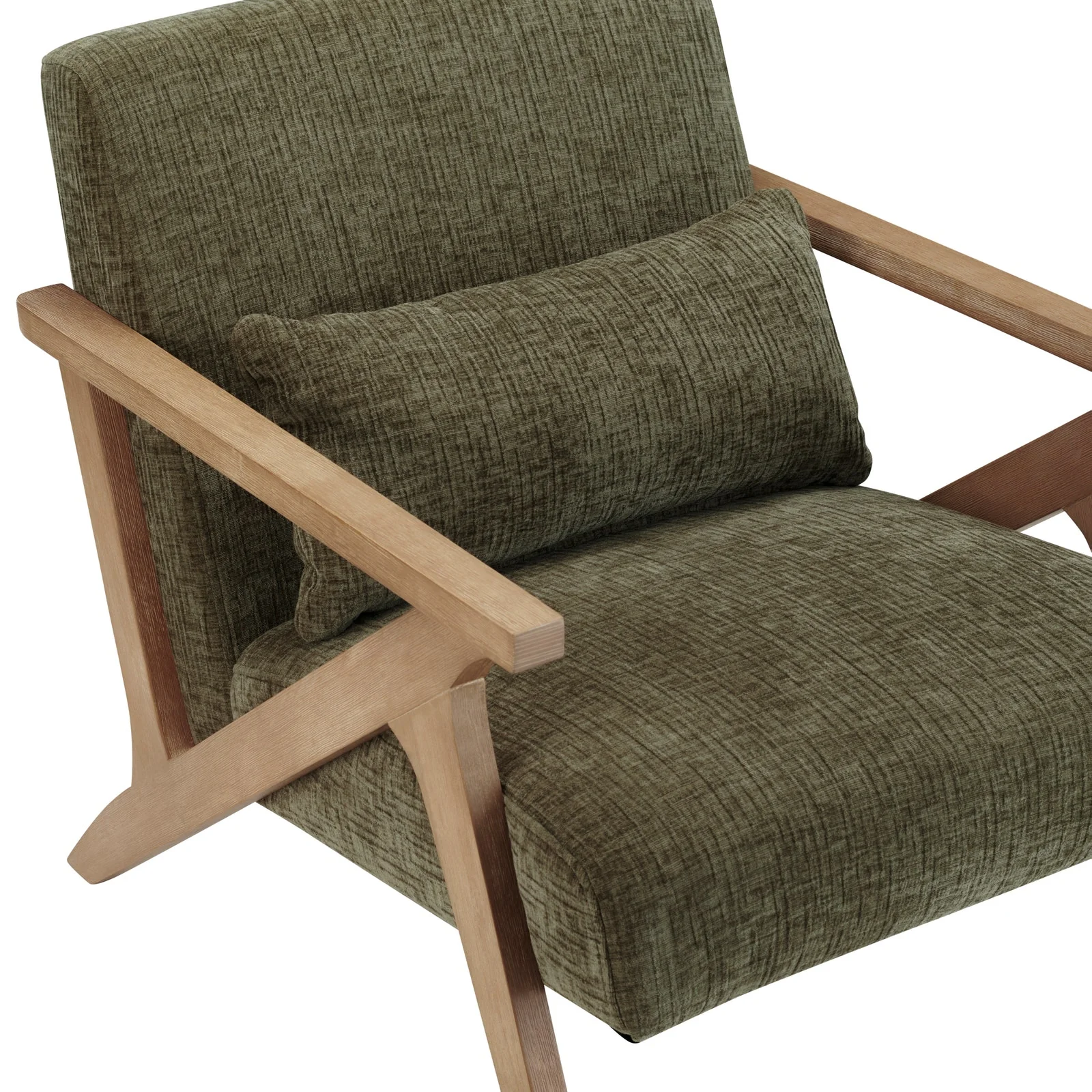Crestview Collection Wren Moss Green Accent Chair - Image 3