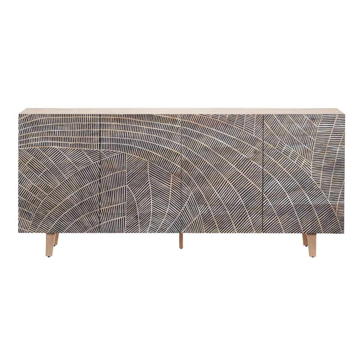 Crestview Collection Zambia Four- Door Sideboard - Image 3