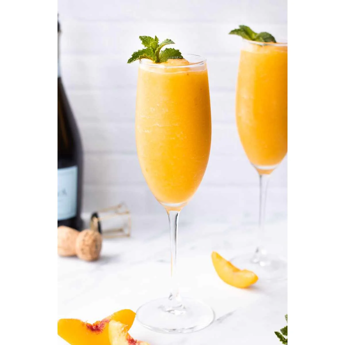 d’marie Drink Dine Unwind Peach Bellini Craft Cocktail Slush Mix ~ SPRING SALE ~ Limited Quantity - Image 2