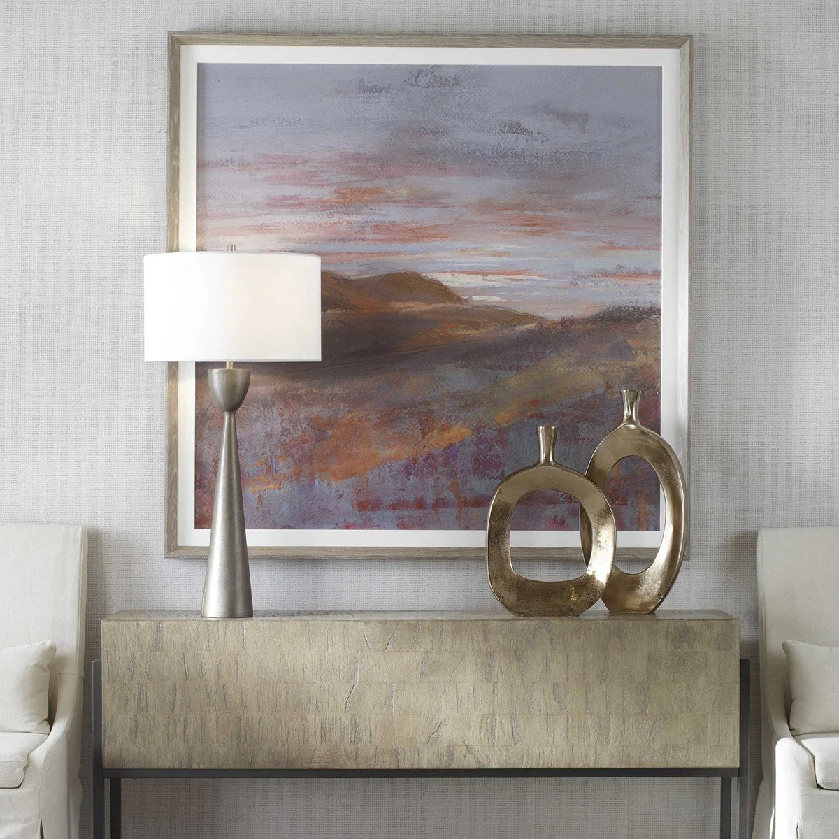 Uttermost Dawn On The Hills Landscape Framed Print - Image 5