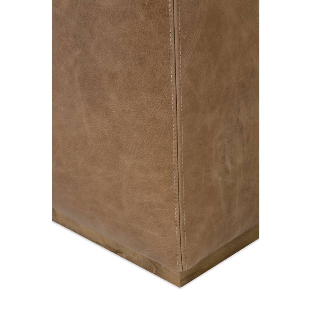 Rowe Furniture Dena Leather Accent Ottoman ~ Available To Custom Order In All Leathers - Image 6