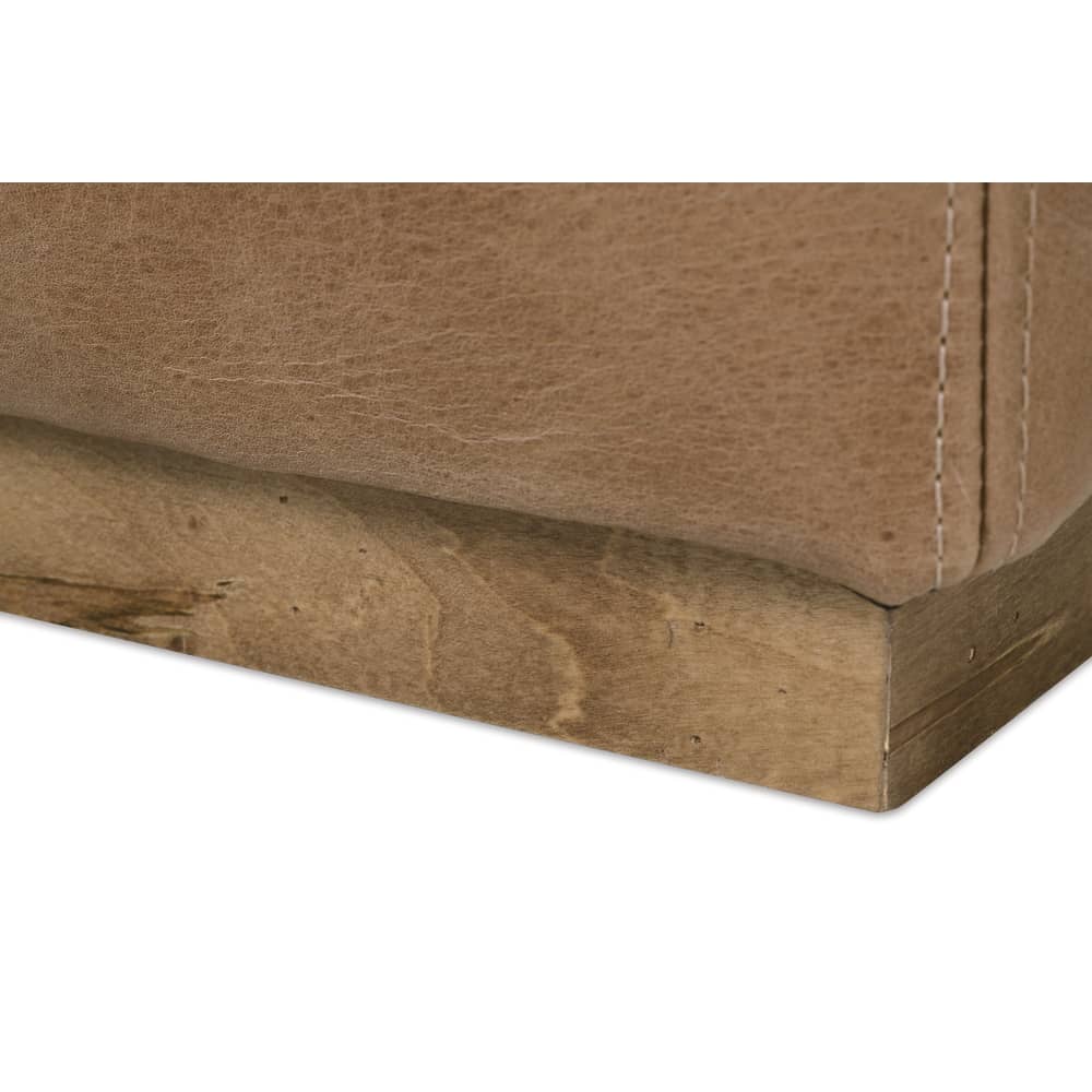 Rowe Furniture Dena Leather Accent Ottoman ~ Available To Custom Order In All Leathers - Image 7