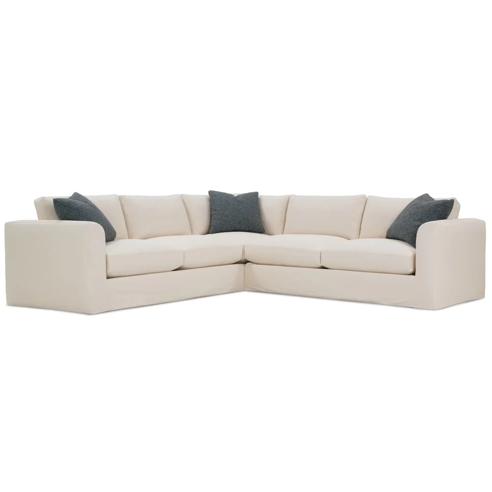 Rowe Furniture Derby Slipcovered Sectional ~ Available To Custom Order In All Fabrics and Configurations