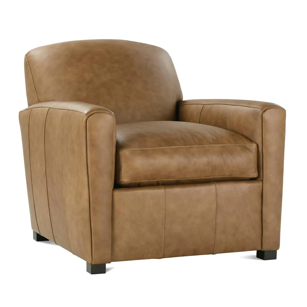 Rowe Furniture Desmond Leather Chair ~ Available To Custom Order In All Leathers - Image 3
