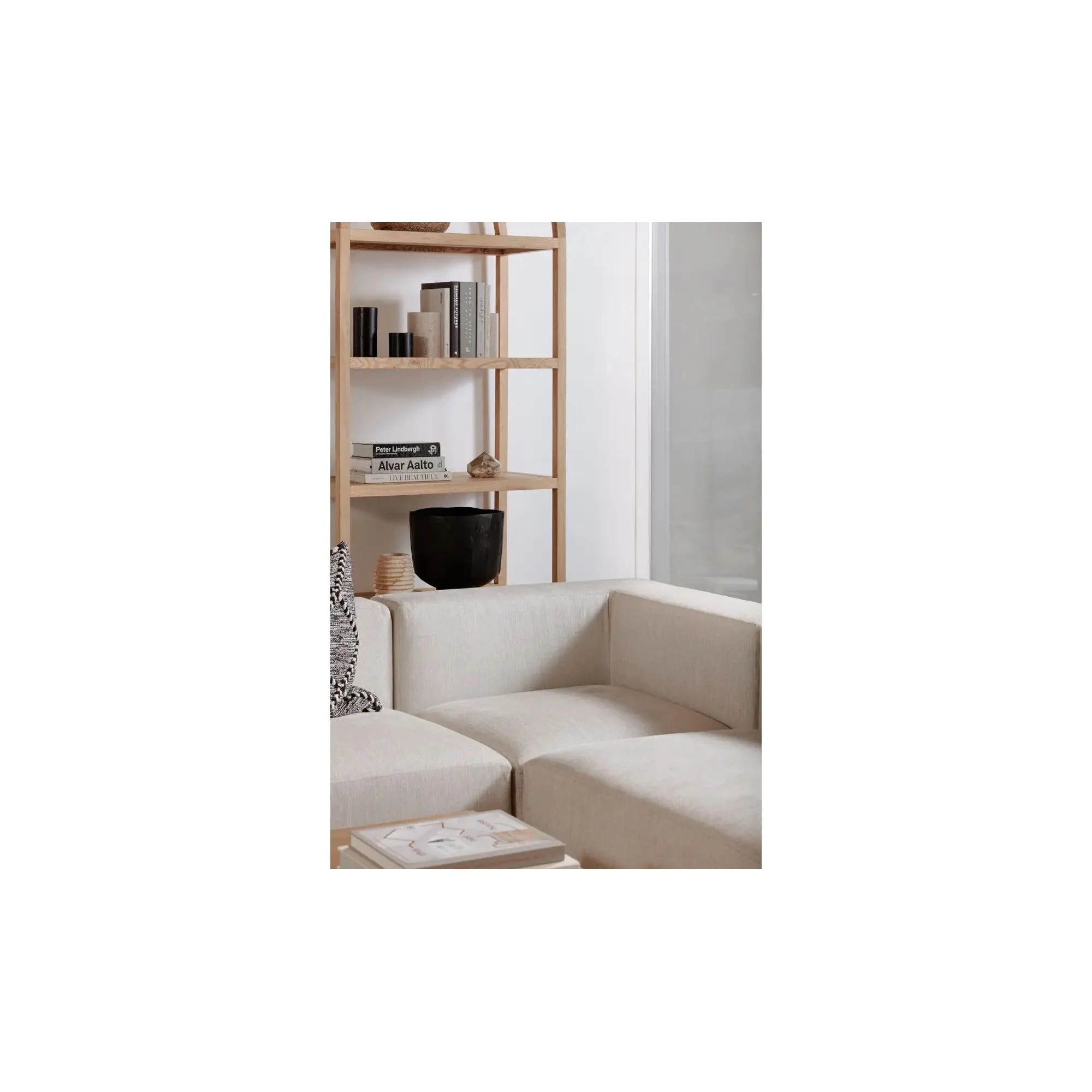 Moe’s Home Collection Eero Natural Bookcase - Image 6