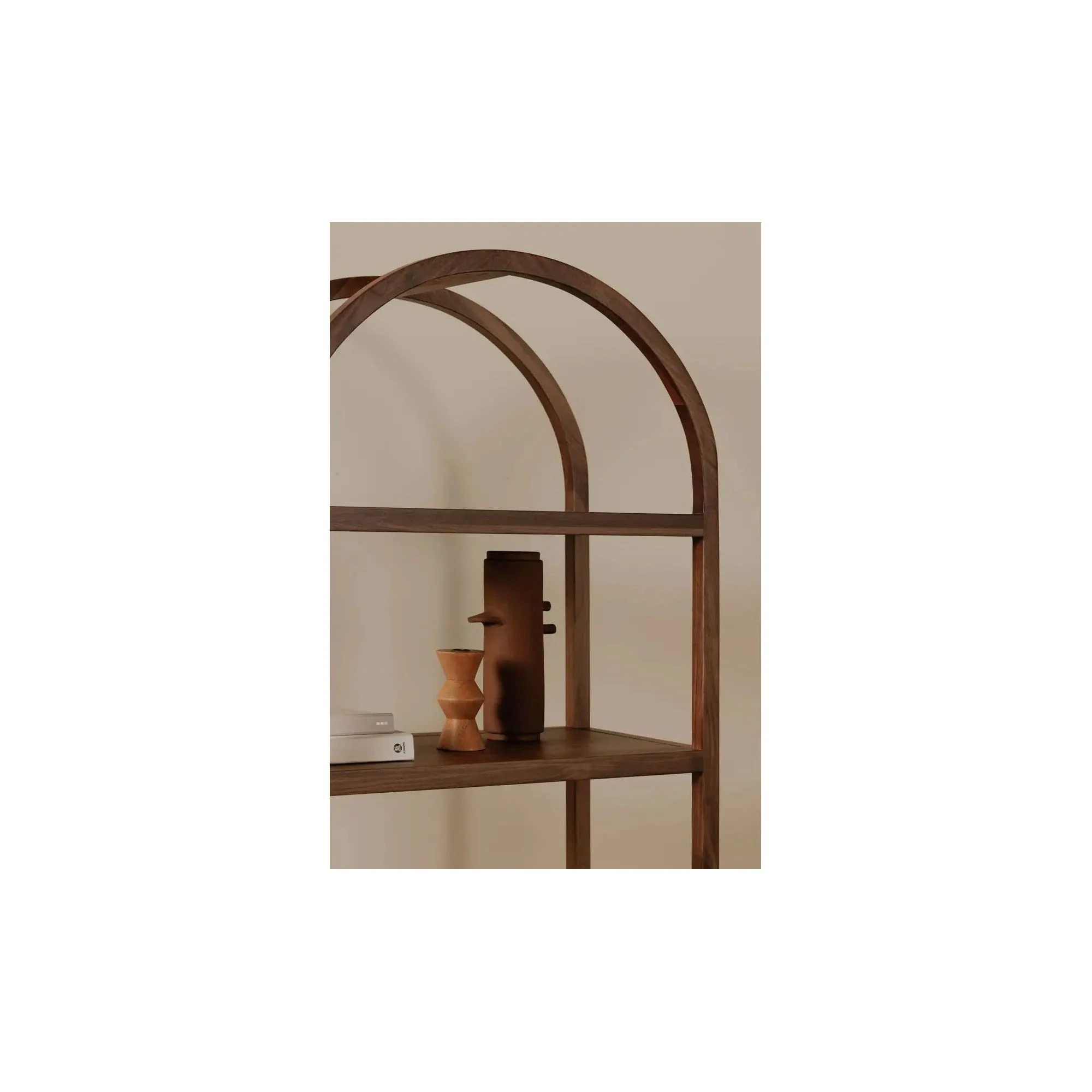 Moe’s Home Collection Walnut Eero Bookcase - Image 4