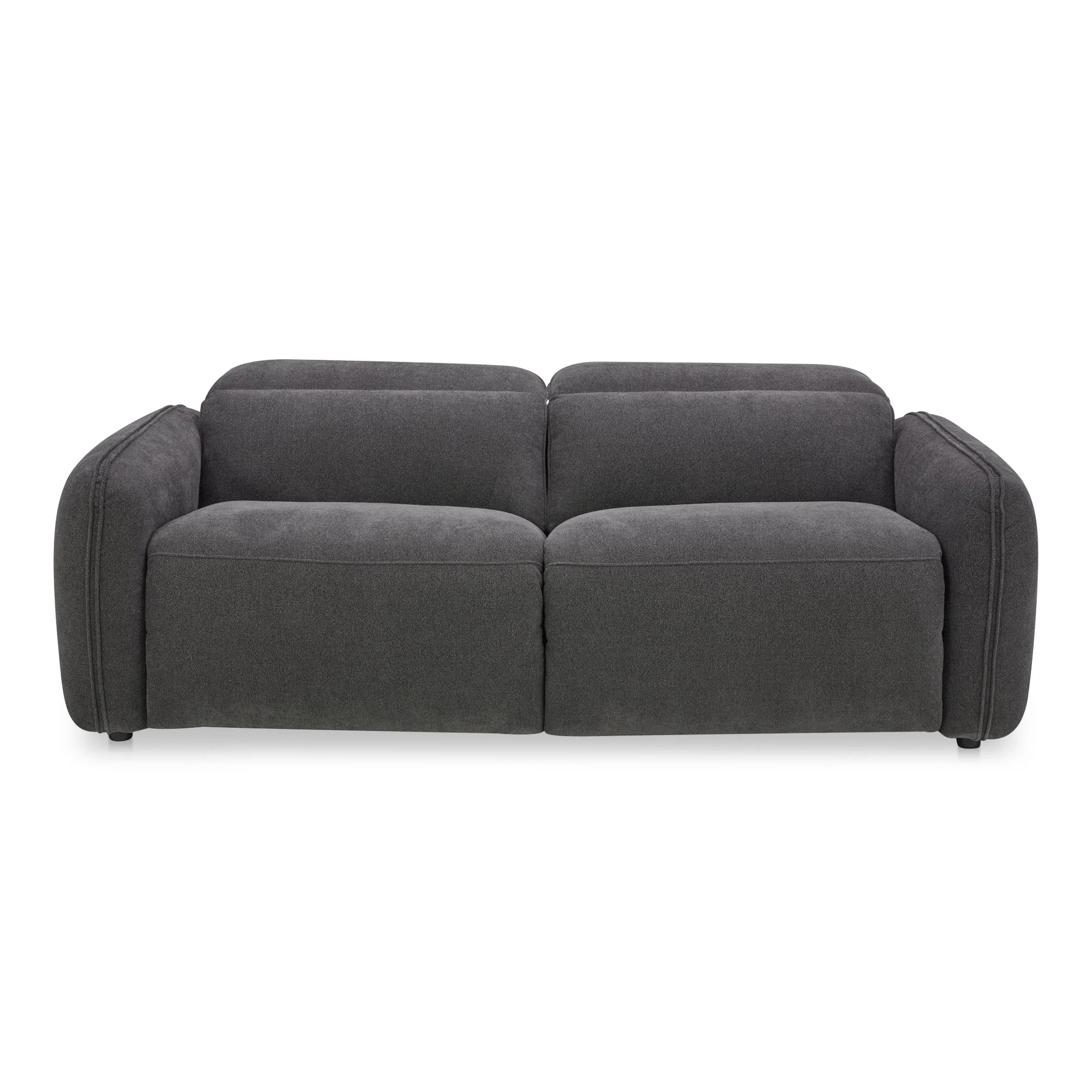 Moe's Home Collection Eli Dusk Grey Power Recliner Sofa - Image 3