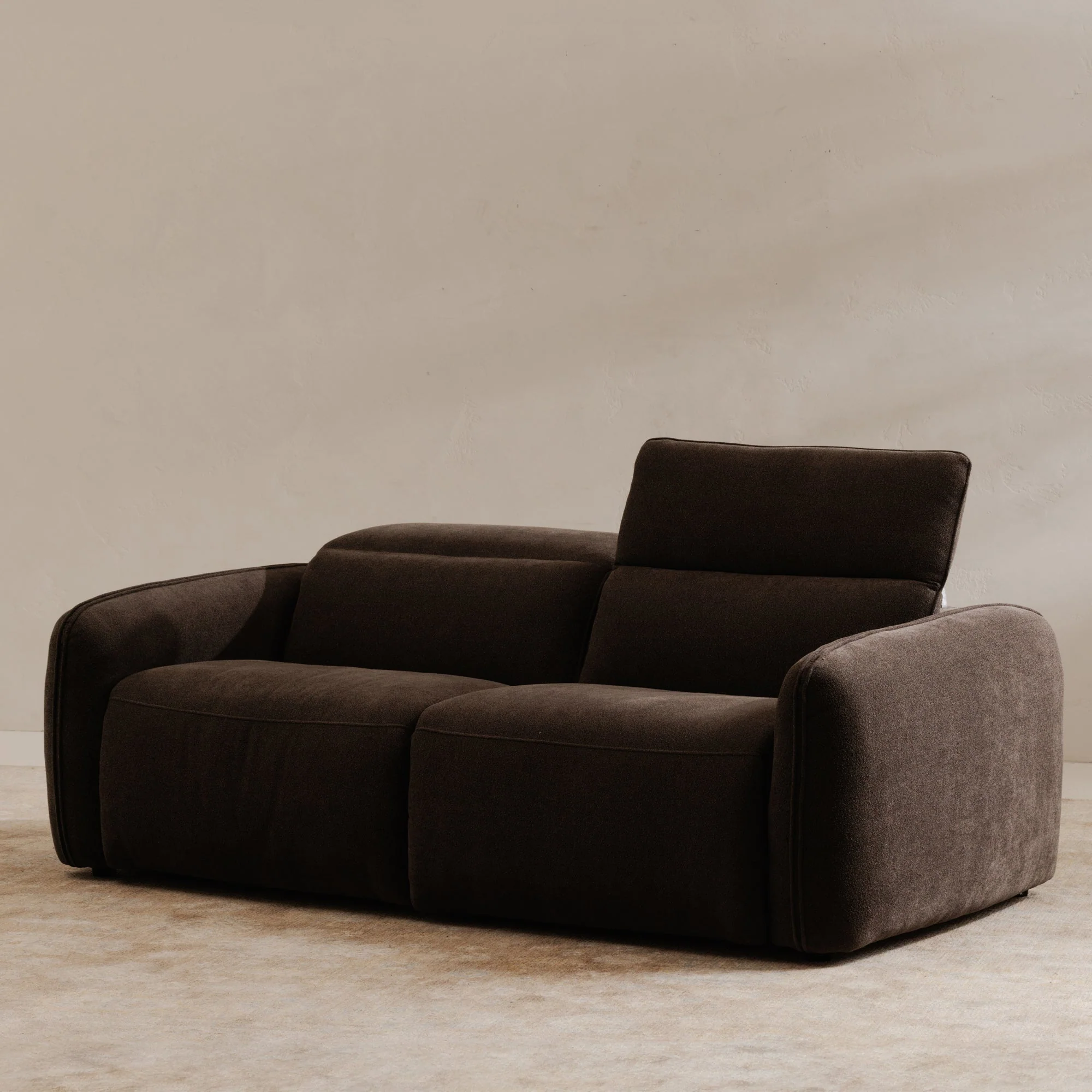 Moe's Home Collection Eli Dusk Grey Power Recliner Sofa - Image 9