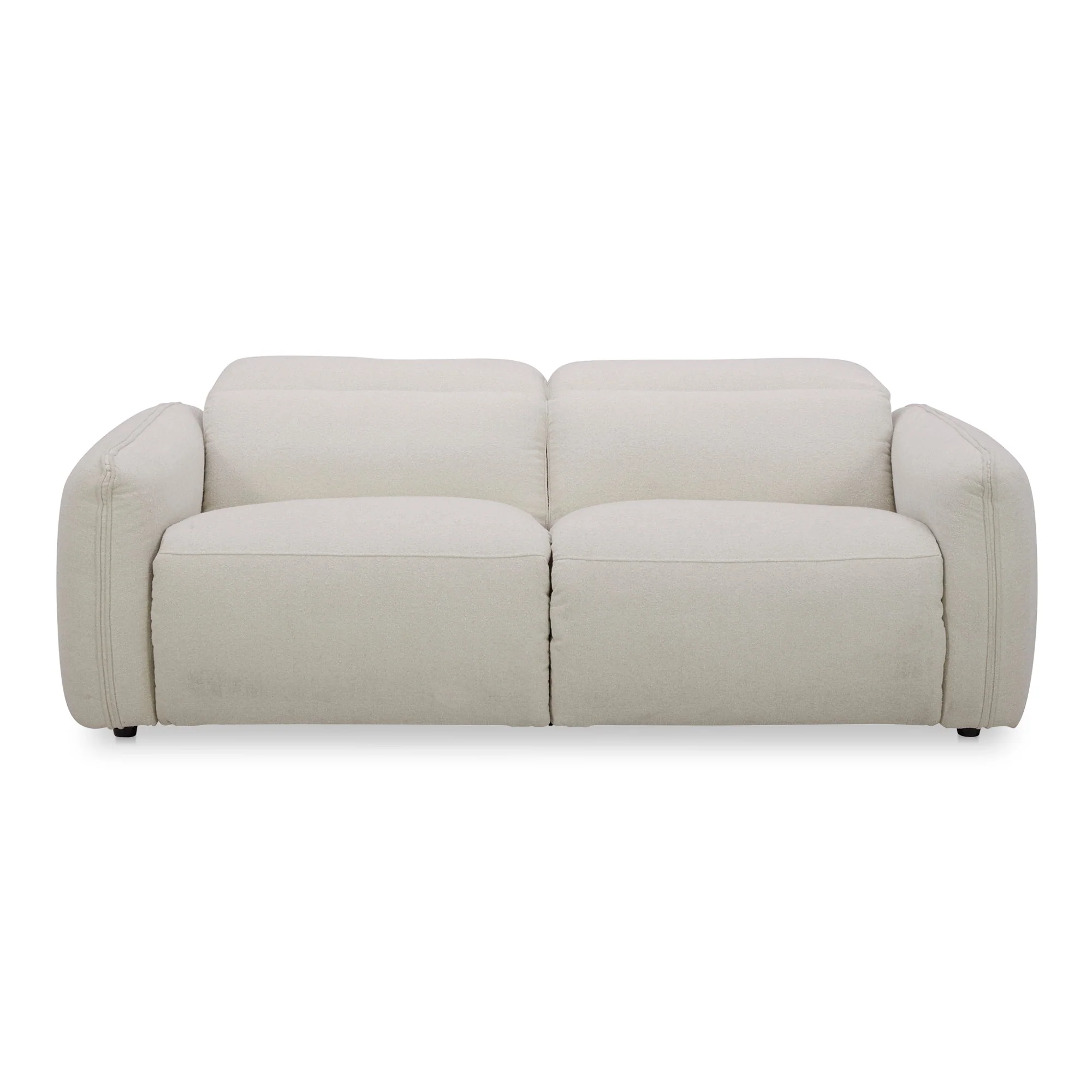 Moe's Home Collection Eli Warm White Power Recliner Sofa - Image 3