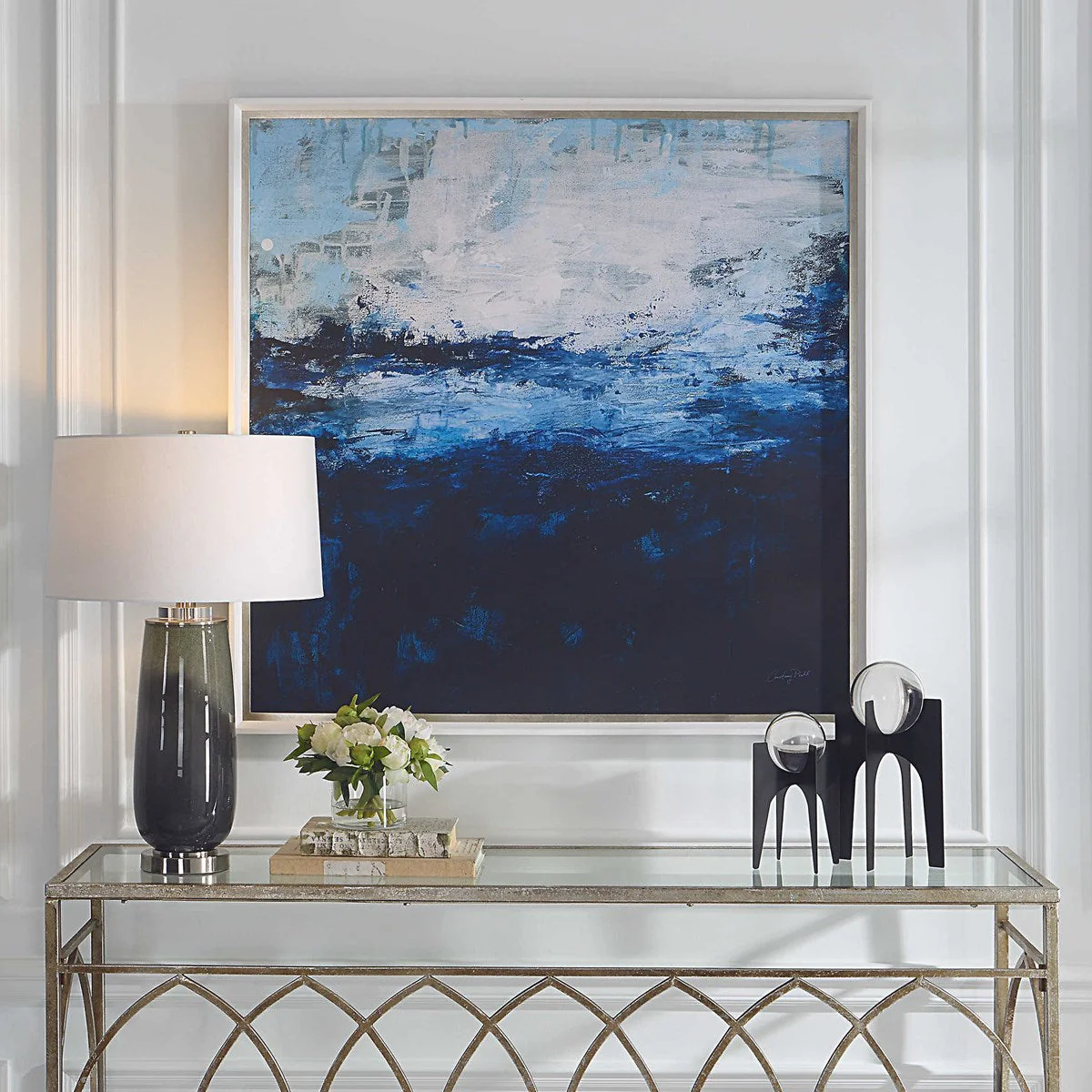 Uttermost Escape Cobalt Blue Framed Print - Image 5