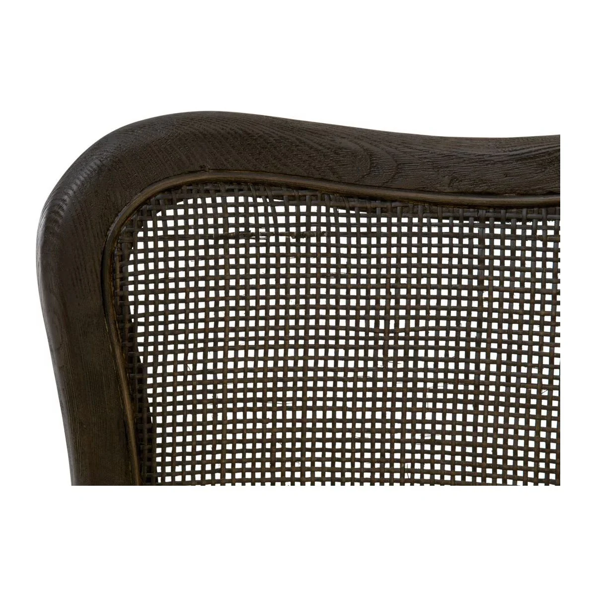 Essentials For Living Cela Counter Stool ~ Bisque With Matte Brown Oak & Matte Brown Cane Frame - Image 7