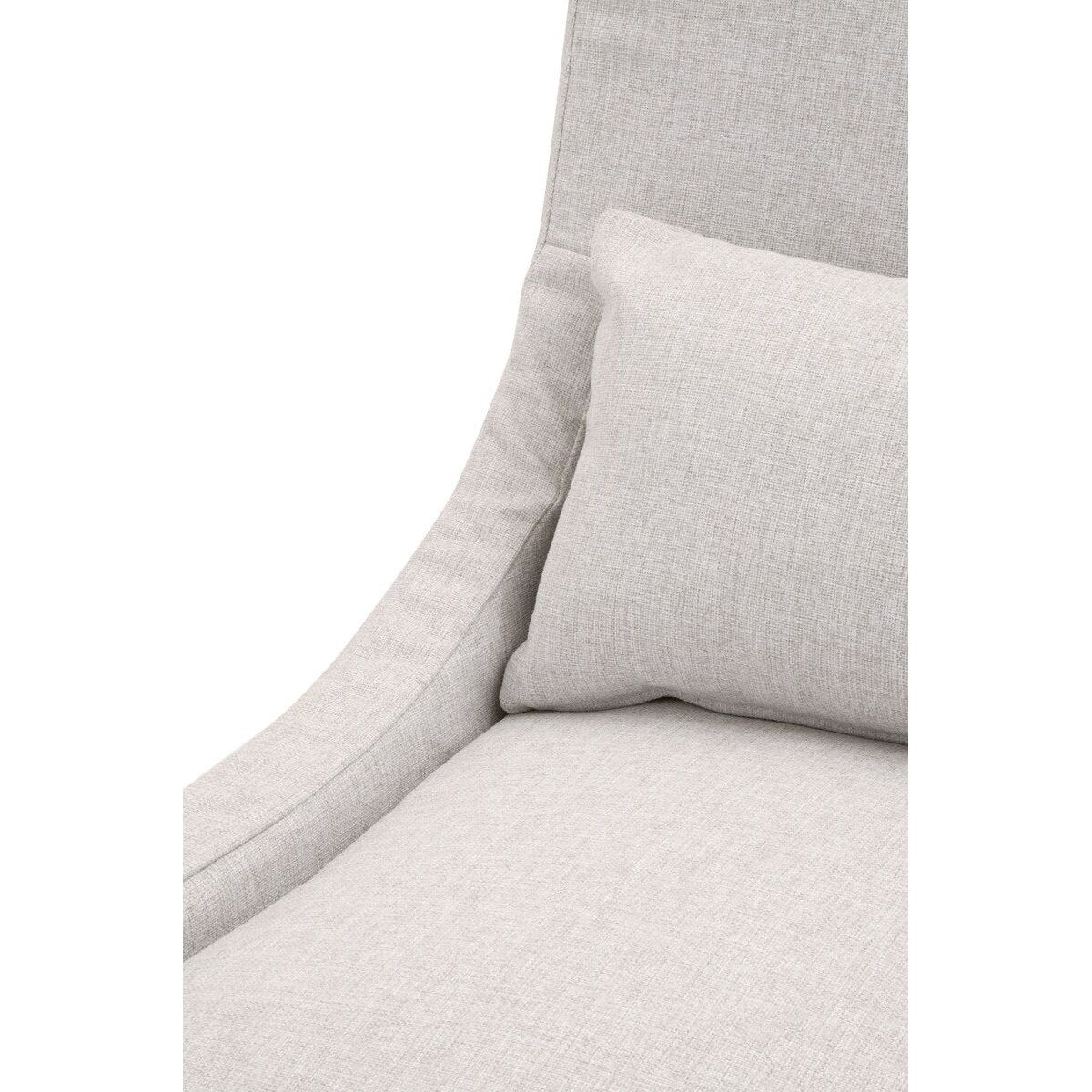 Essentials For Living Adele Outdoor Slipcover Dining Chair ~ Performance Blanca, Gray Teak - Image 6