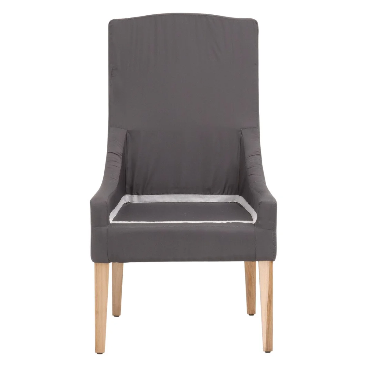 Essentials For Living Adele Outdoor Slipcover Dining Chair ~ Performance Blanca, Gray Teak - Image 9