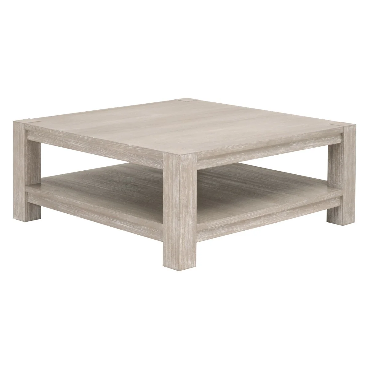Essentials For Living Adler Square Coffee Table ~ Natural Gray Acacia - Image 3