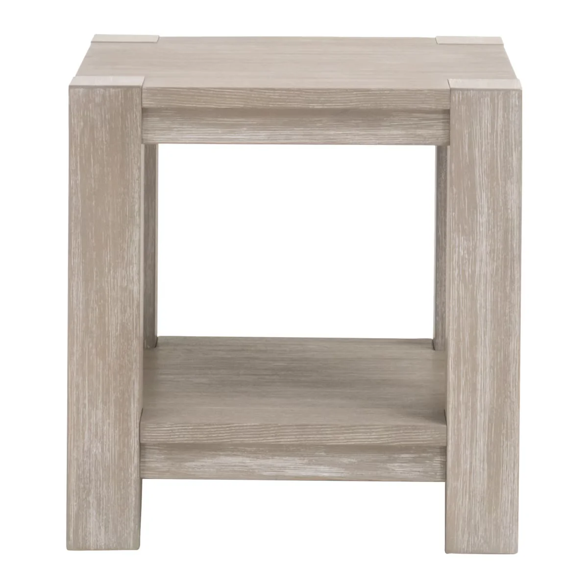 Essentials For Living Adler End Table ~ Natural Gray Acacia