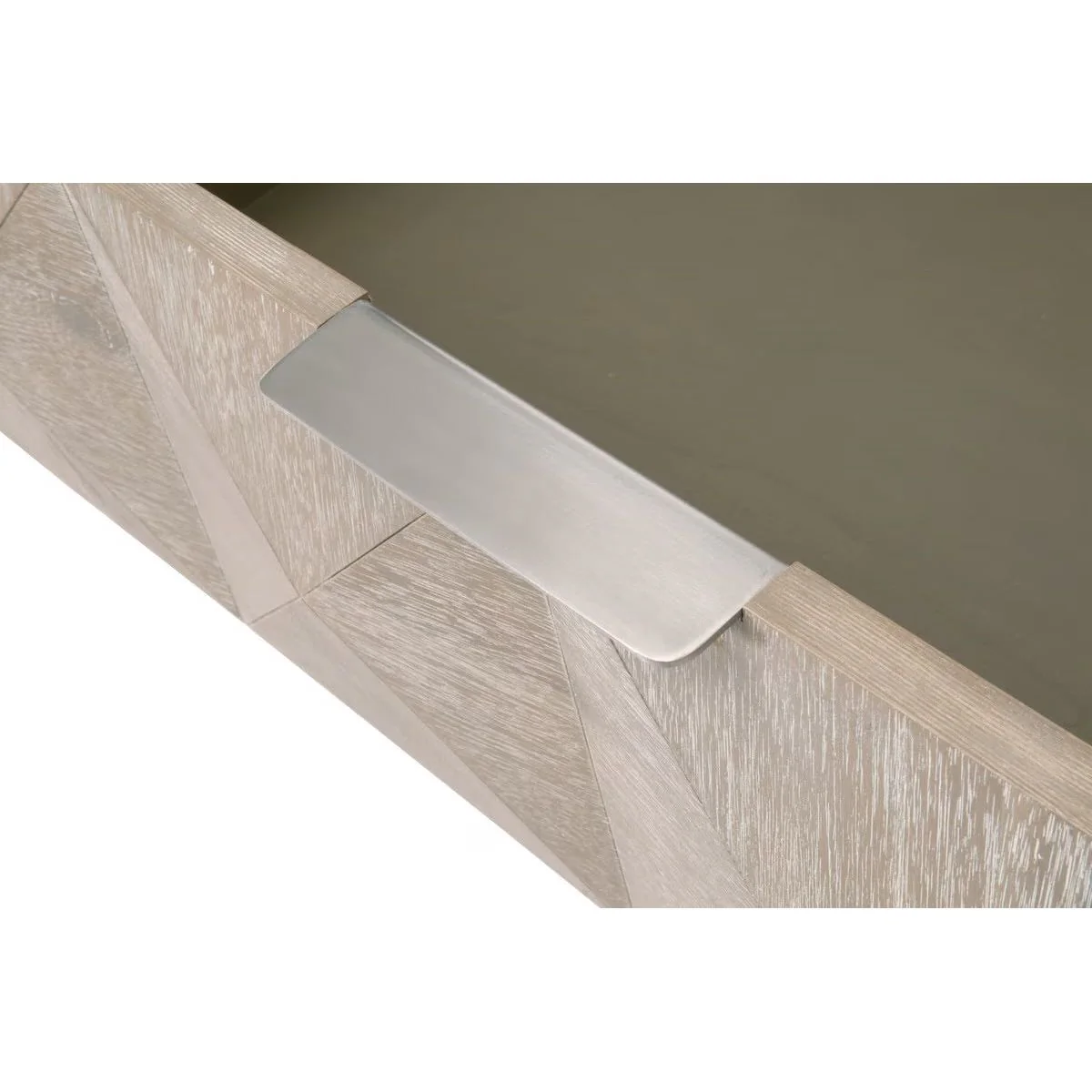 Essentials For Living Atlas 6-Drawer Double Dresser ~ Natural Gray Acacia Wood With  Brushed Stainless Steel Hardware ~ LIMITED QUANTITY! ~ 1 LEFT - Image 8