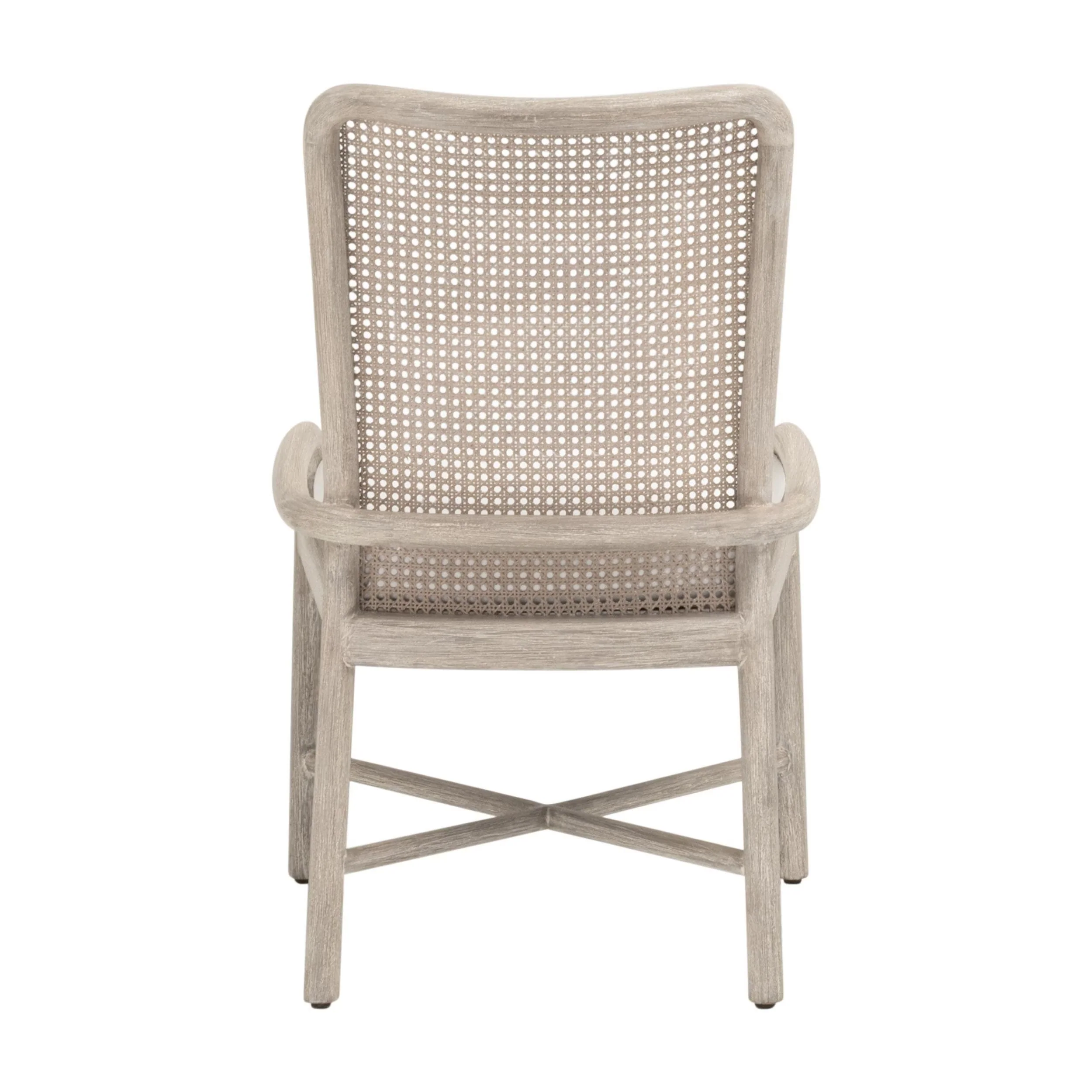 Essentials For Living Avalon Dining Chairs ~ LiveSmart Peyton Pearl With Natural Gray Mahogany And Cane ~ Set Of Two - Image 5