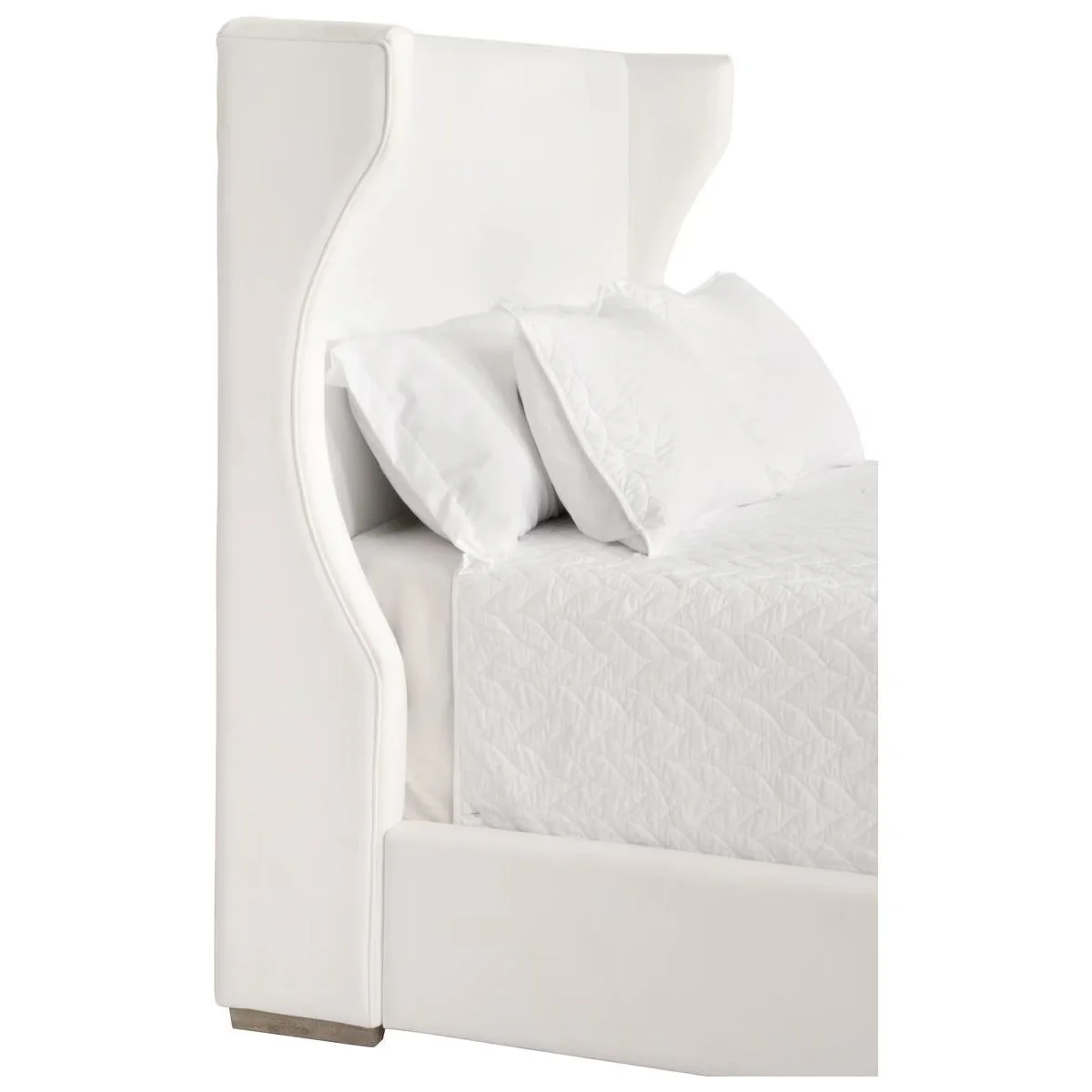Essentials For Living Balboa Queen Bed ~ Live Smart Peyton-Pearl Performance Fabric With Natural Gray Oak - Image 7