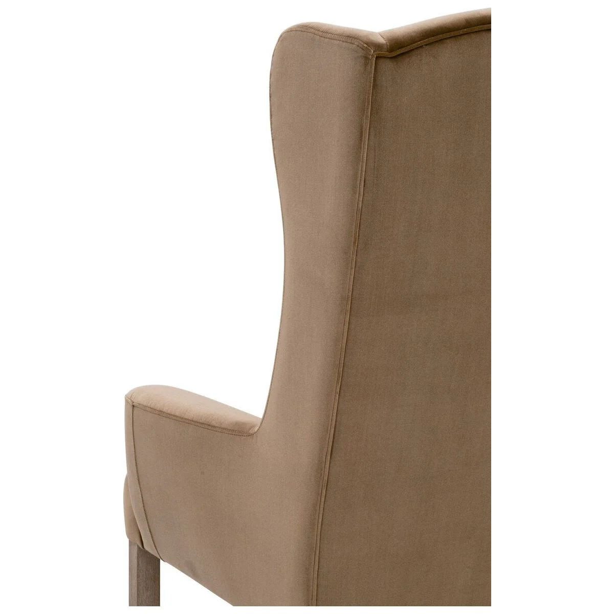 Essentials For Living Bennett Arm Dining Chair ~ Caramel Velvet With Natural Gray Oak Frame - Image 9