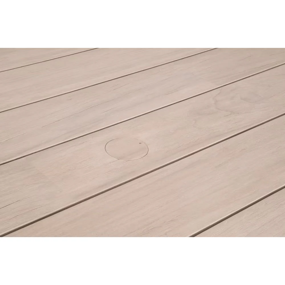 Essentials For Living Big Sur Outdoor Dining Table ~ Washed Ever Teak - Image 5