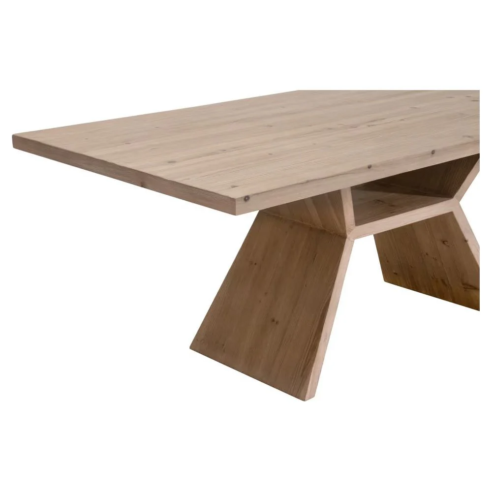 Essentials For Living Bridge Dining Table ~ Smoke Gray Pine - Image 4