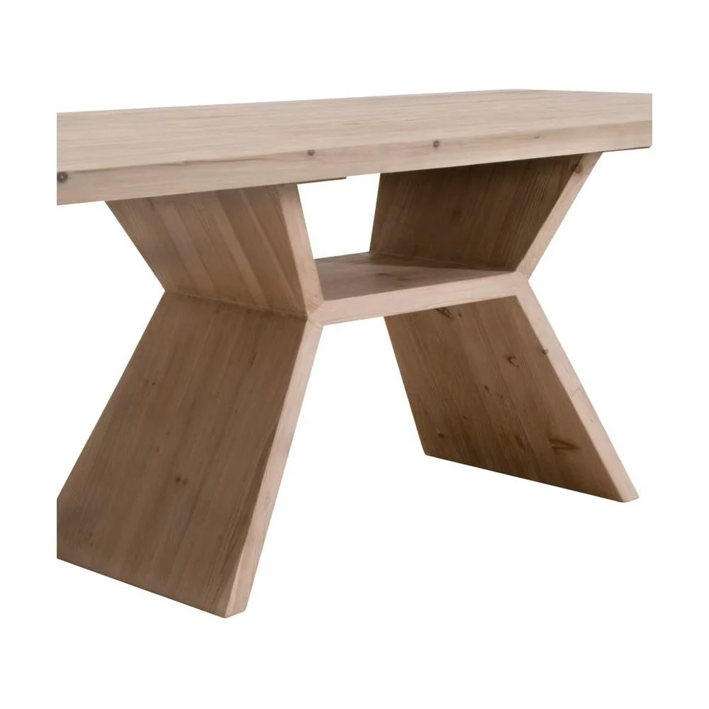 Essentials For Living Bridge Dining Table ~ Smoke Gray Pine - Image 5