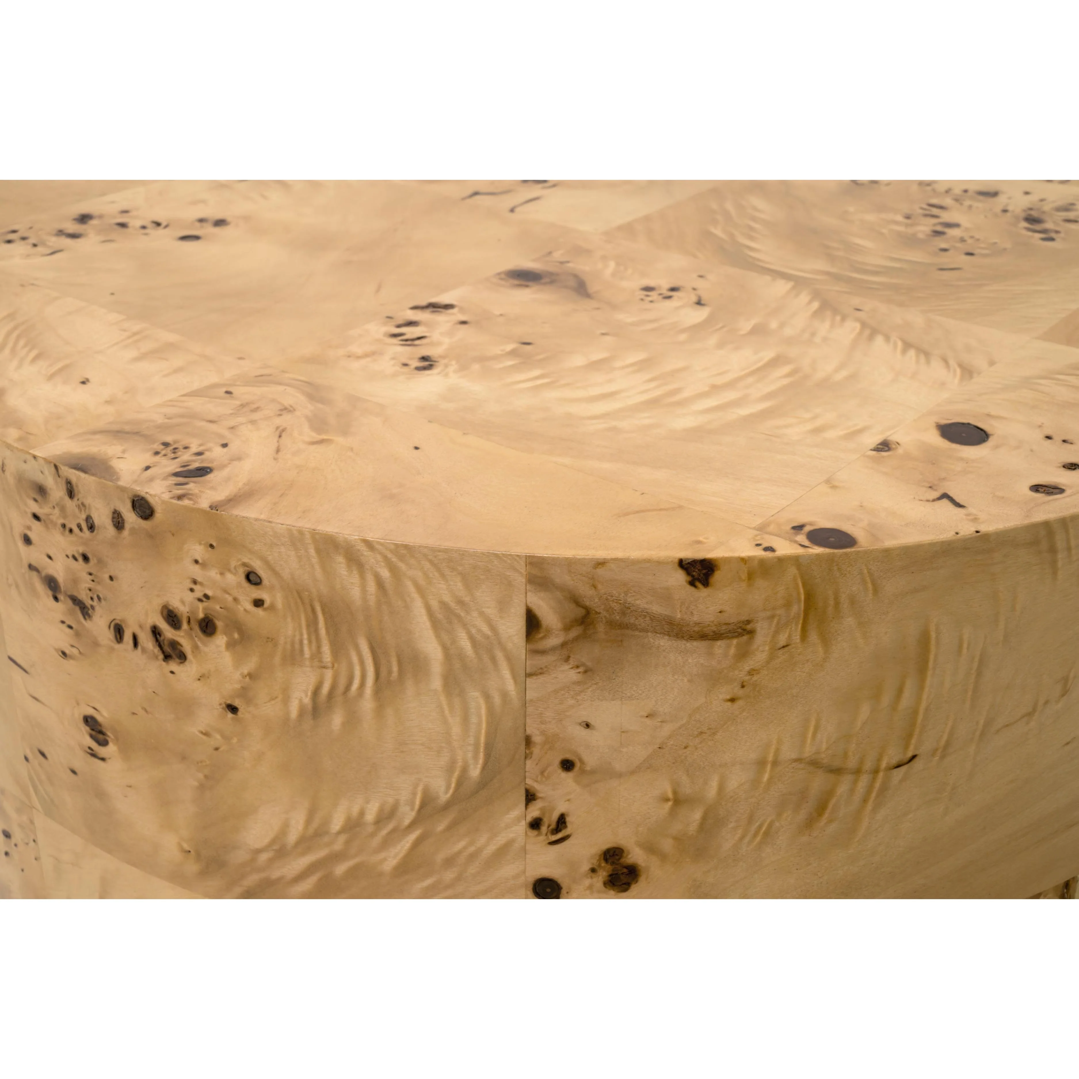 Essentials For Living Burl Accent Table ~ Natural Burl - Image 5