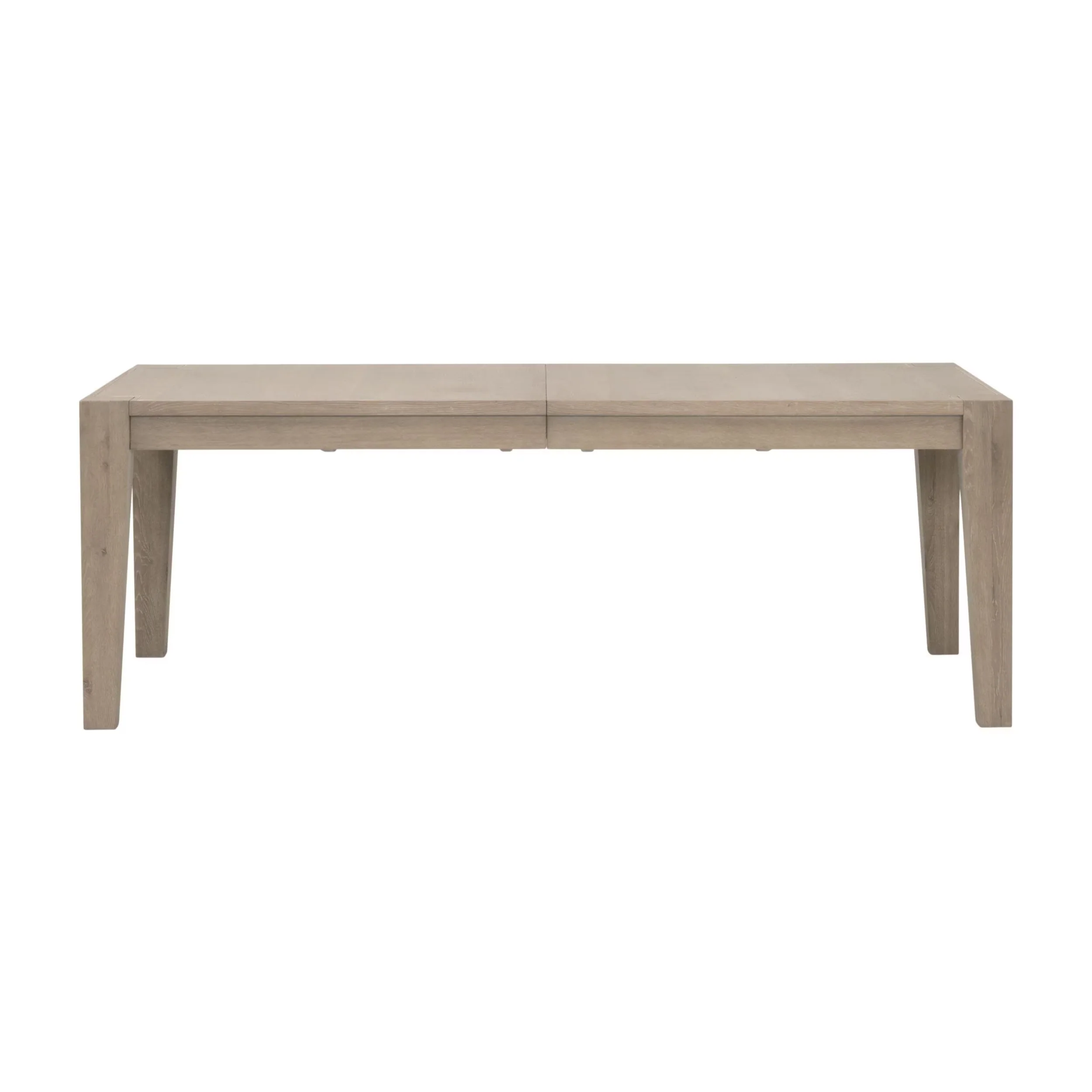 Essentials For Living Canal Extension Dining Table ~ Smoke Gray Oak & Brushed Gold Inlay - Image 2