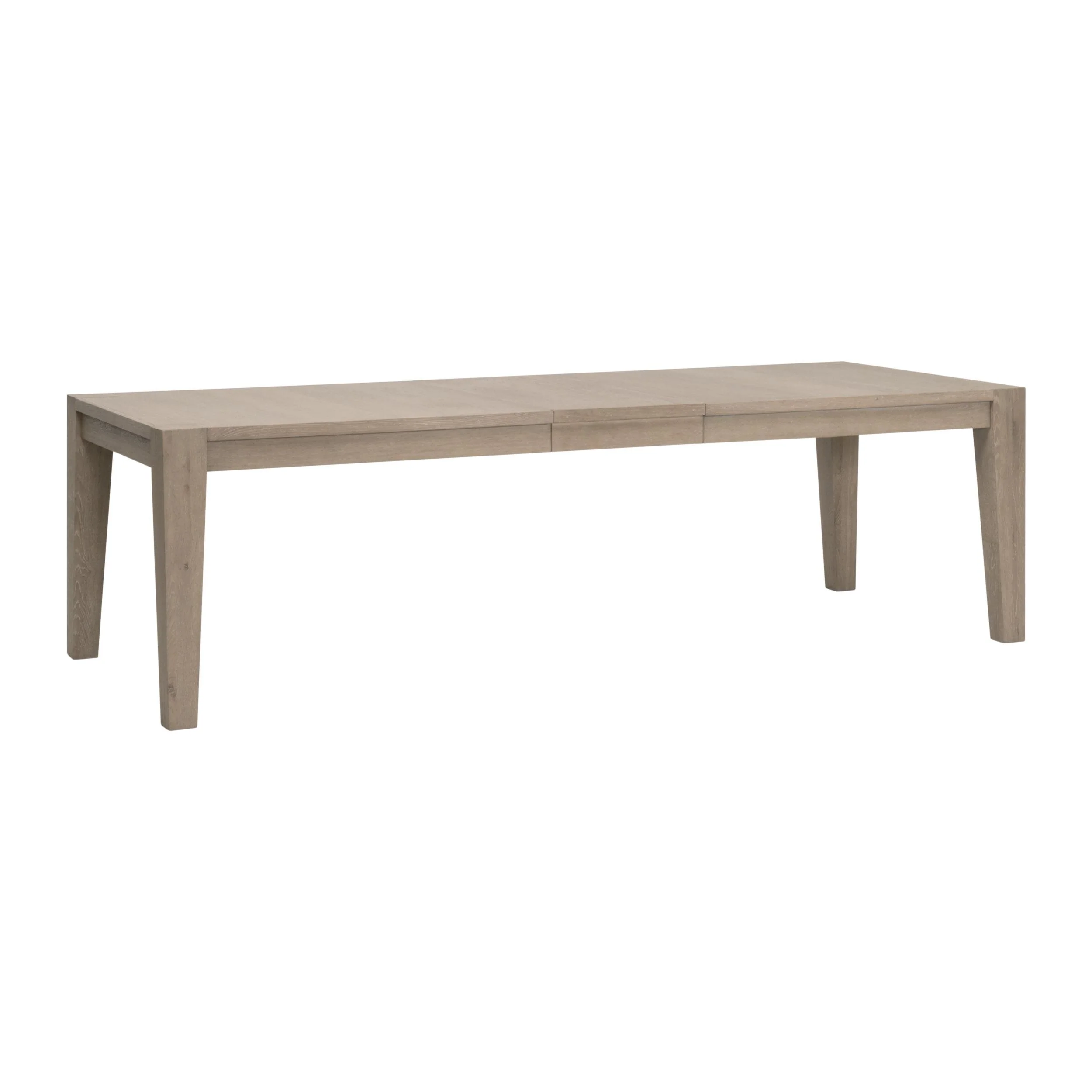 Essentials For Living Canal Extension Dining Table ~ Smoke Gray Oak & Brushed Gold Inlay - Image 3