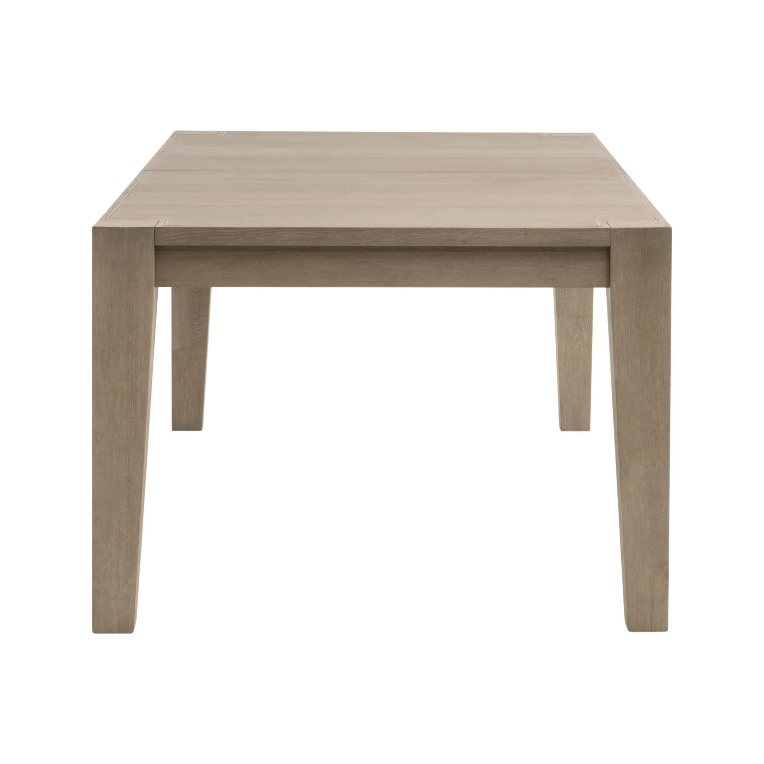 Essentials For Living Canal Extension Dining Table ~ Smoke Gray Oak & Brushed Gold Inlay - Image 6
