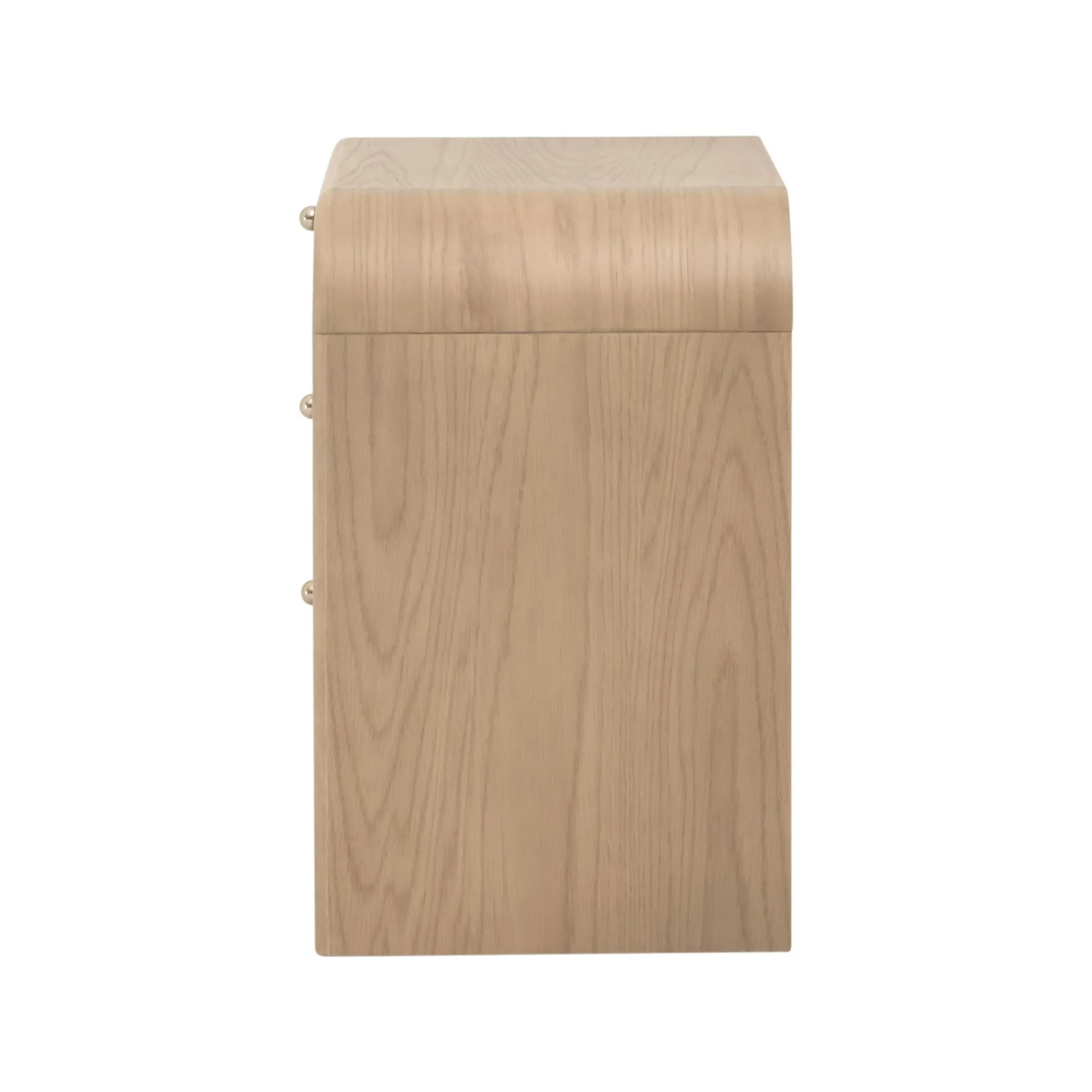 Essentials For Living Cannes 3- Drawer Nightstand ~ Natural Oak, Cane - Image 5