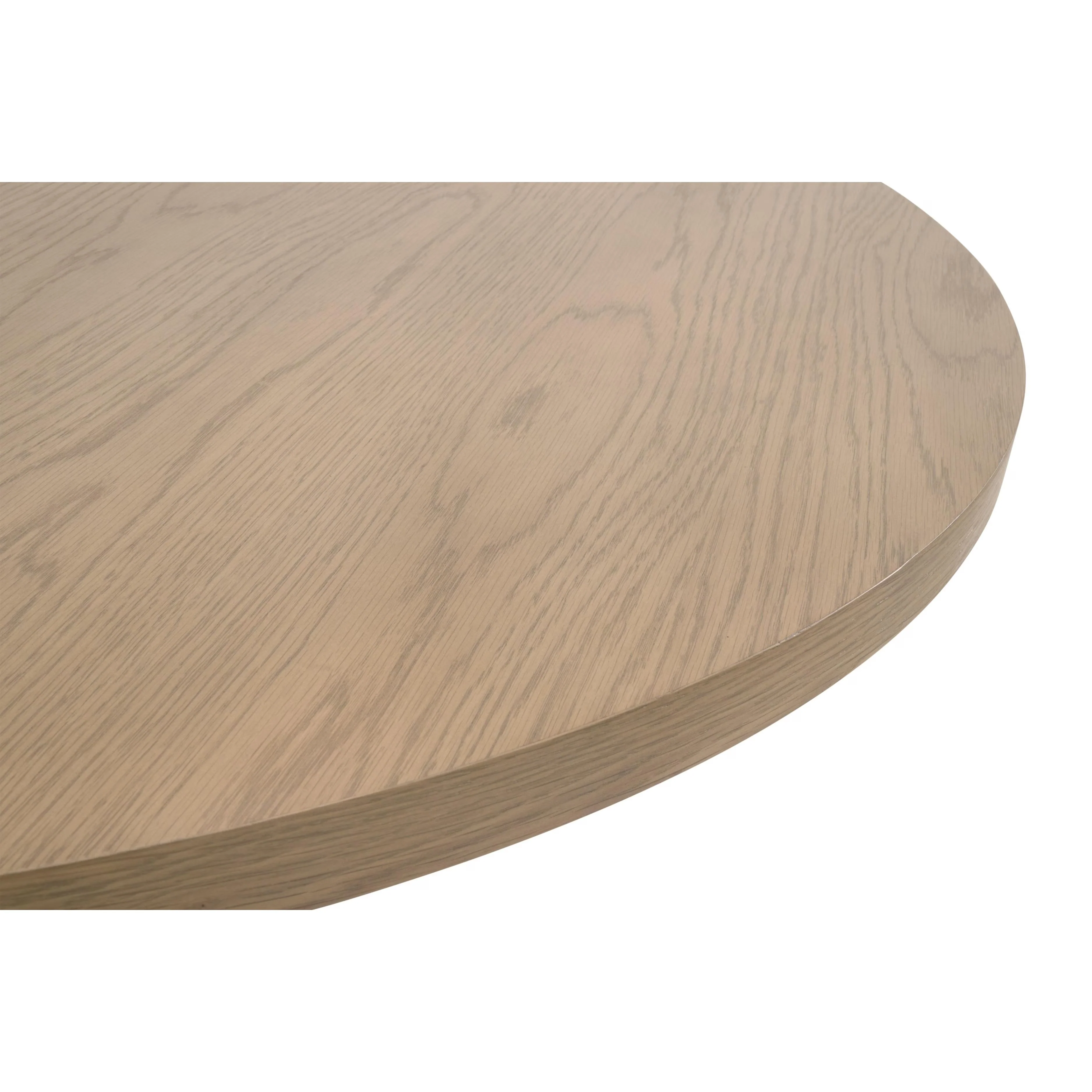 Essentials For Living Cannes 54” Round Dining Table ~ Natural Oak, Cane - Image 4