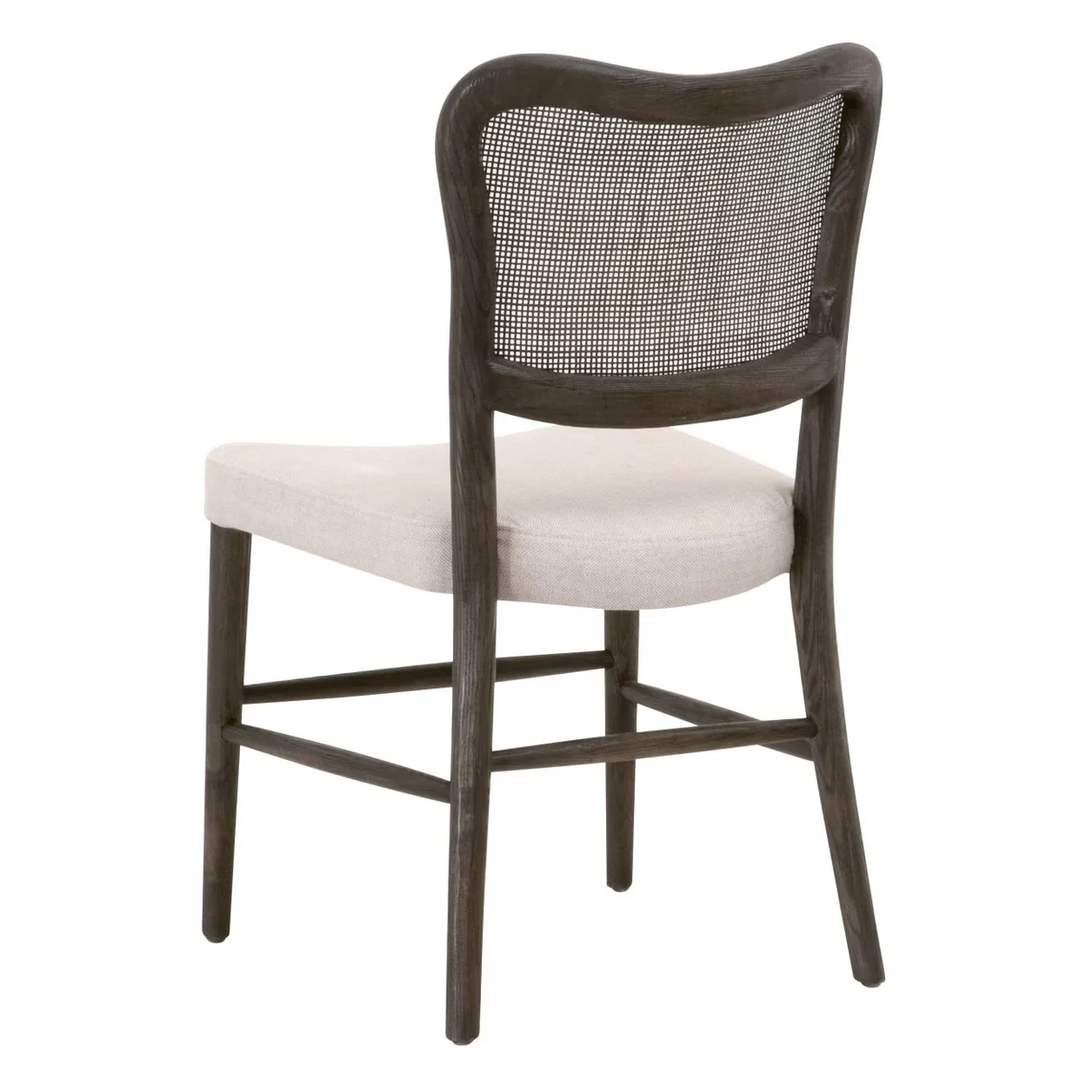 Essentials For Living Cela Dining Chair ~ Bisque With Matte Brown Oak & Matte Brown Cane Frame (SET of 2) - Image 4