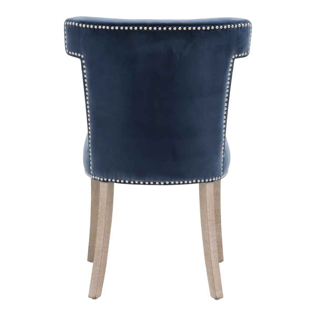 Essentials For Living Celina Dining Chair ~ Denim Velvet With Natural Gray Oak Frame - Image 5