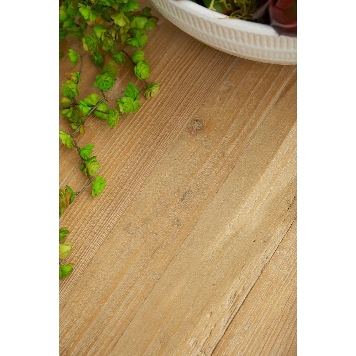 Essentials For Living Chelsea 36” Round Dining Table ~ Smoke Gray Pine - Image 4
