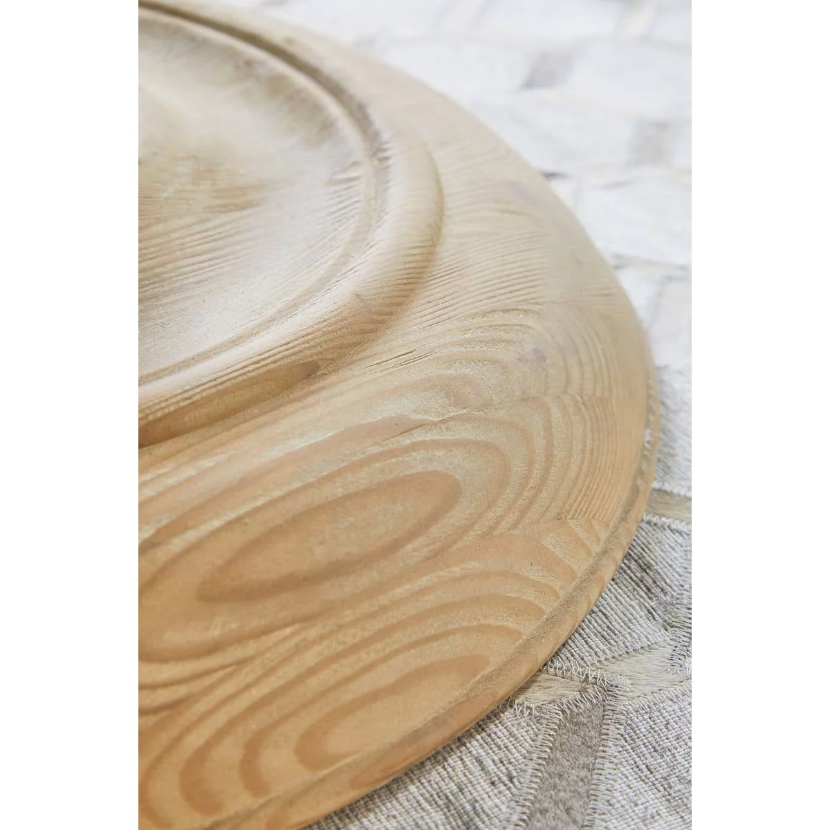 Essentials For Living Chelsea 36” Round Dining Table ~ Smoke Gray Pine - Image 8