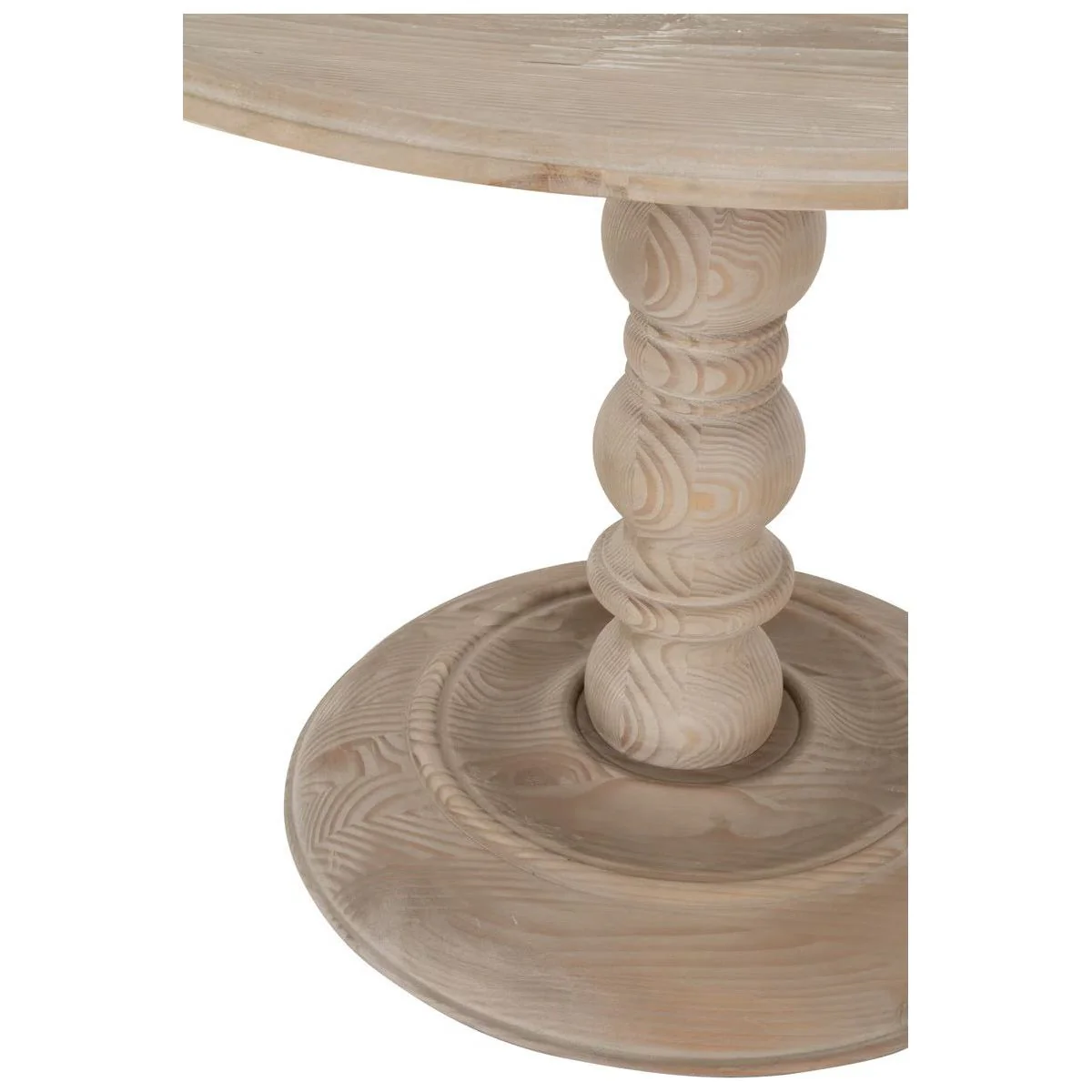Essentials For Living Chelsea 42” Round Dining Table ~ Smoke Gray Pine - Image 3