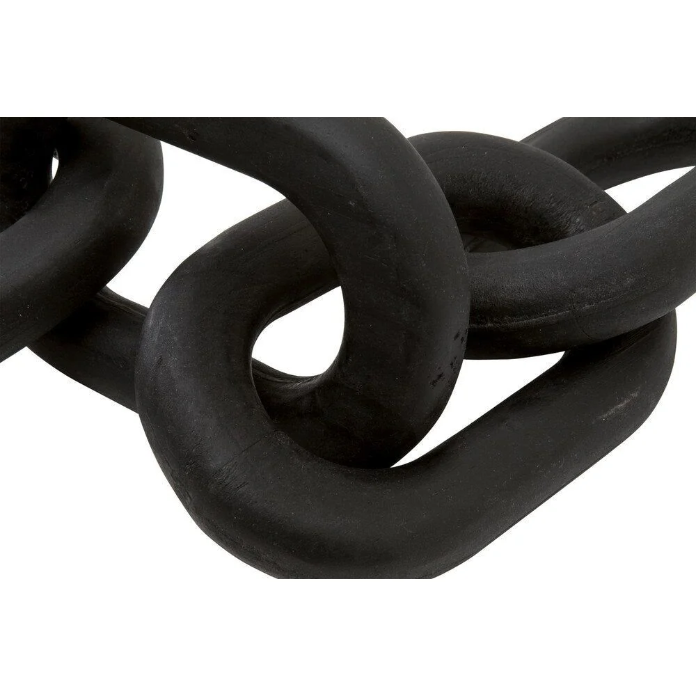 Essentials For Living Cinq Wood Link ~ Black Wash Pine - Image 3