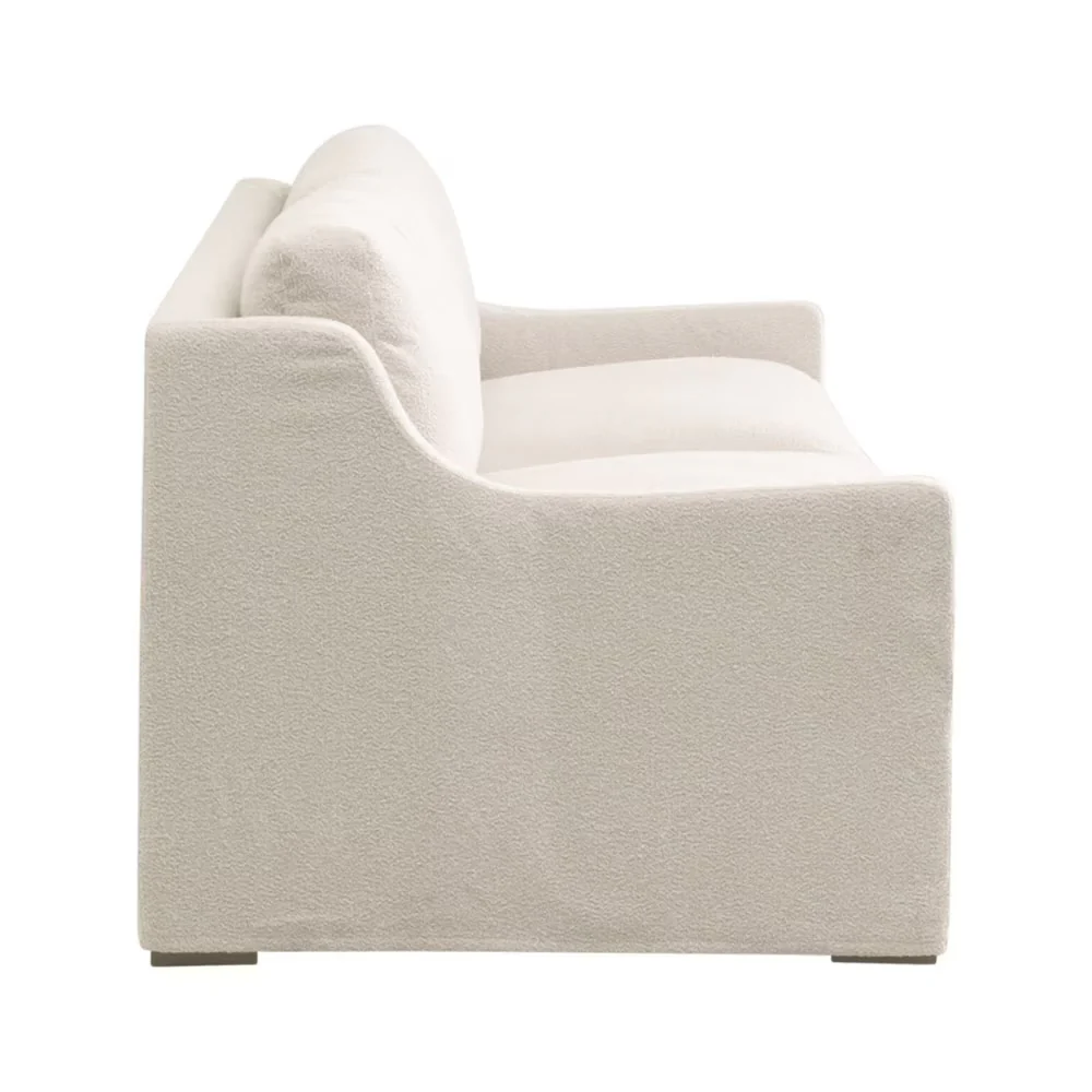 Essentials For Living Colin Outdoor 94” Slope Arm Slipcover Sofa ~ Performance Harborside-Ivory With Desert Accoya - Image 3
