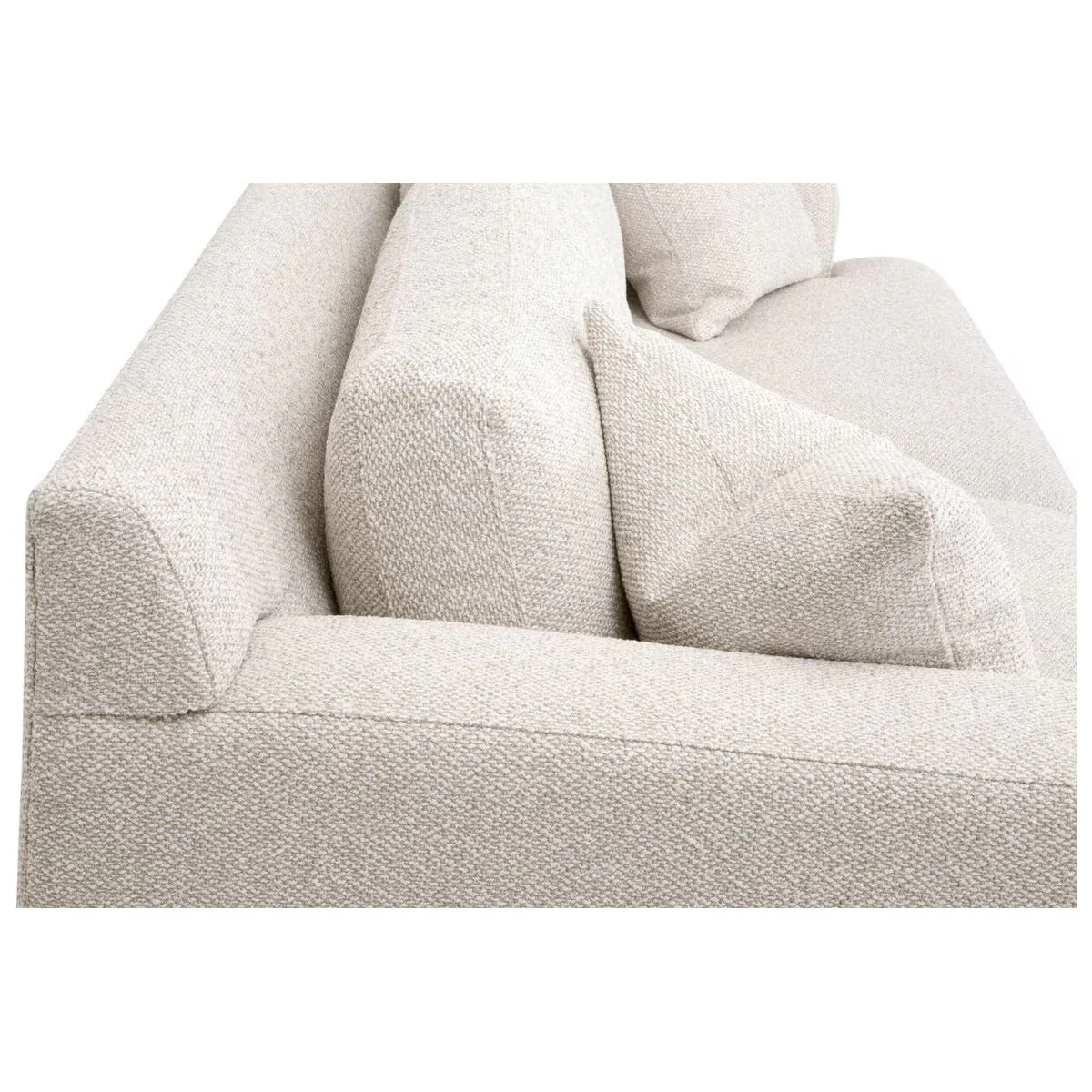 Essentials For Living Dean 92” California Casual Sofa ~ LiveSmart Gellar-Linen, Natural Gray Oak - Image 5