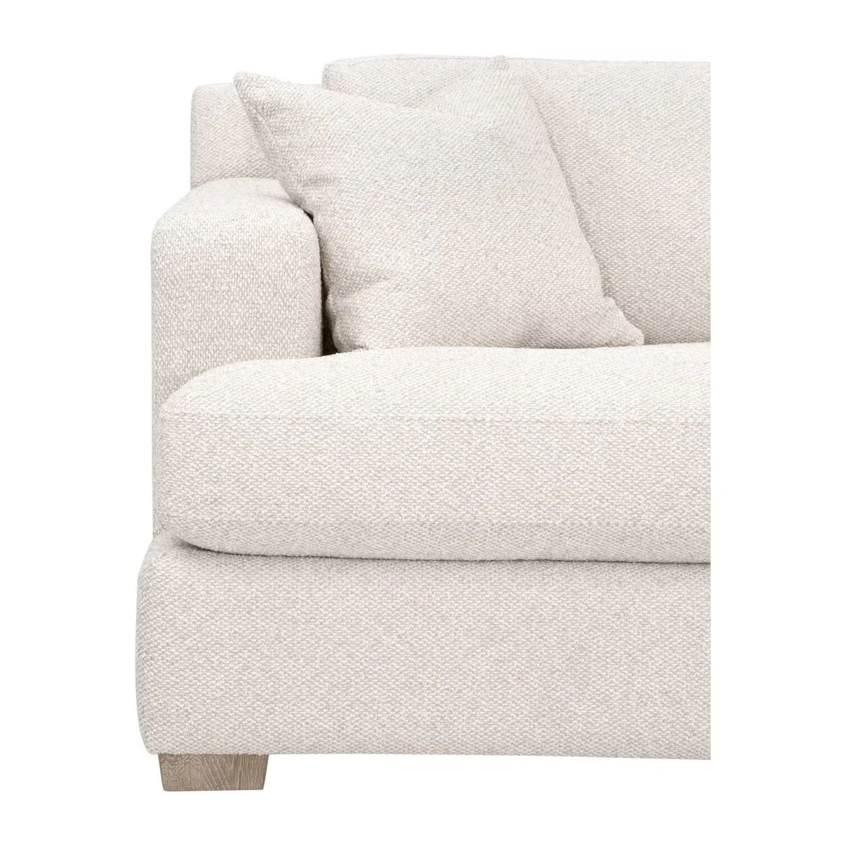 Essentials For Living Dean 92” California Casual Sofa ~ LiveSmart Gellar-Linen, Natural Gray Oak - Image 6