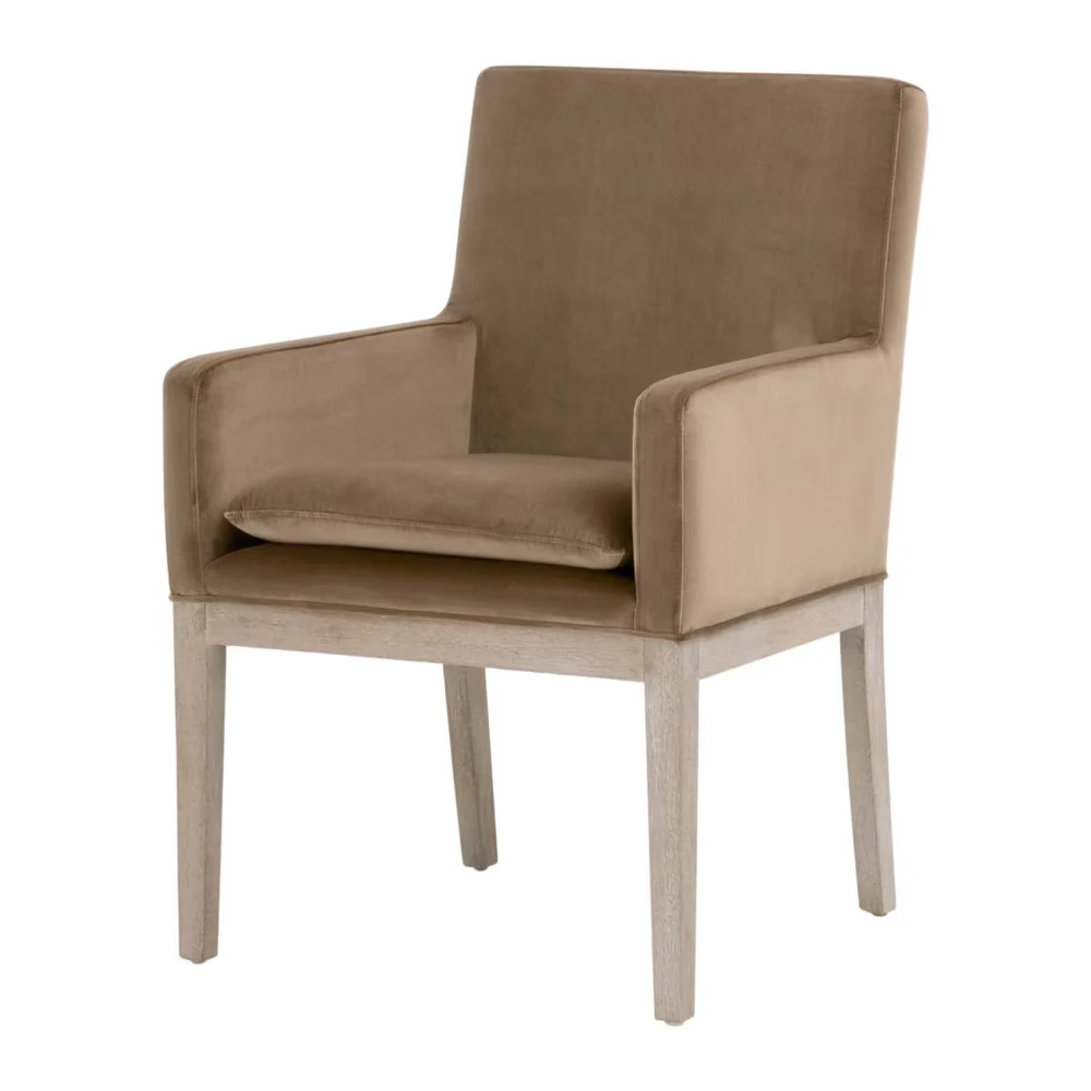 Essentials For Living Drake Arm Chair ~ Caramel Velvet - Image 2