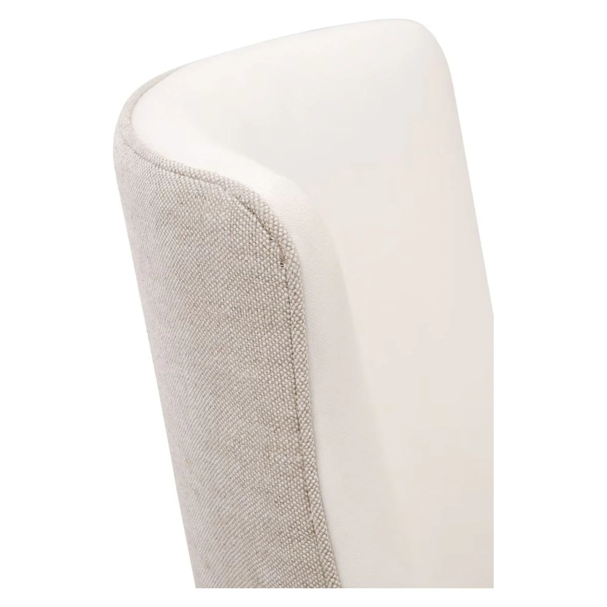 Essentials For Living Duet Dining Chair~ LiveSmart Peyton-Pearl, Performance Bisque French Linen With Natural Gray Ash Frame (SET of 2) - Image 6