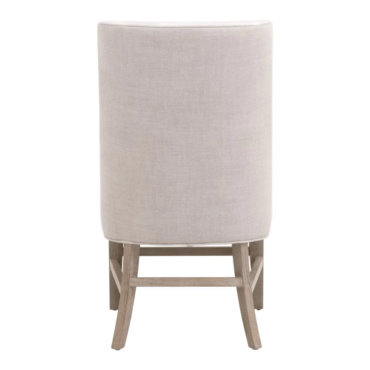 Essentials For Living Duet Head Dining Chair ~ LiveSmart Peyton-Pearl, Performance Bisque French Linen WithNatural Gray Ash Frame - Image 5