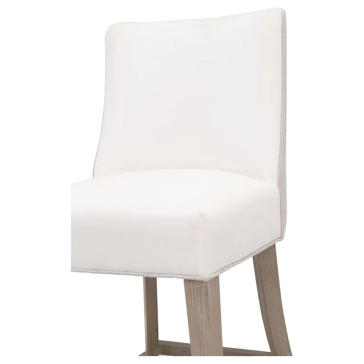 Essentials For Living Duet Counter Stool ~ LiveSmart Peyton-Pearl, Performance Bisque French Linen With Natural Gray Ash Frame - Image 6