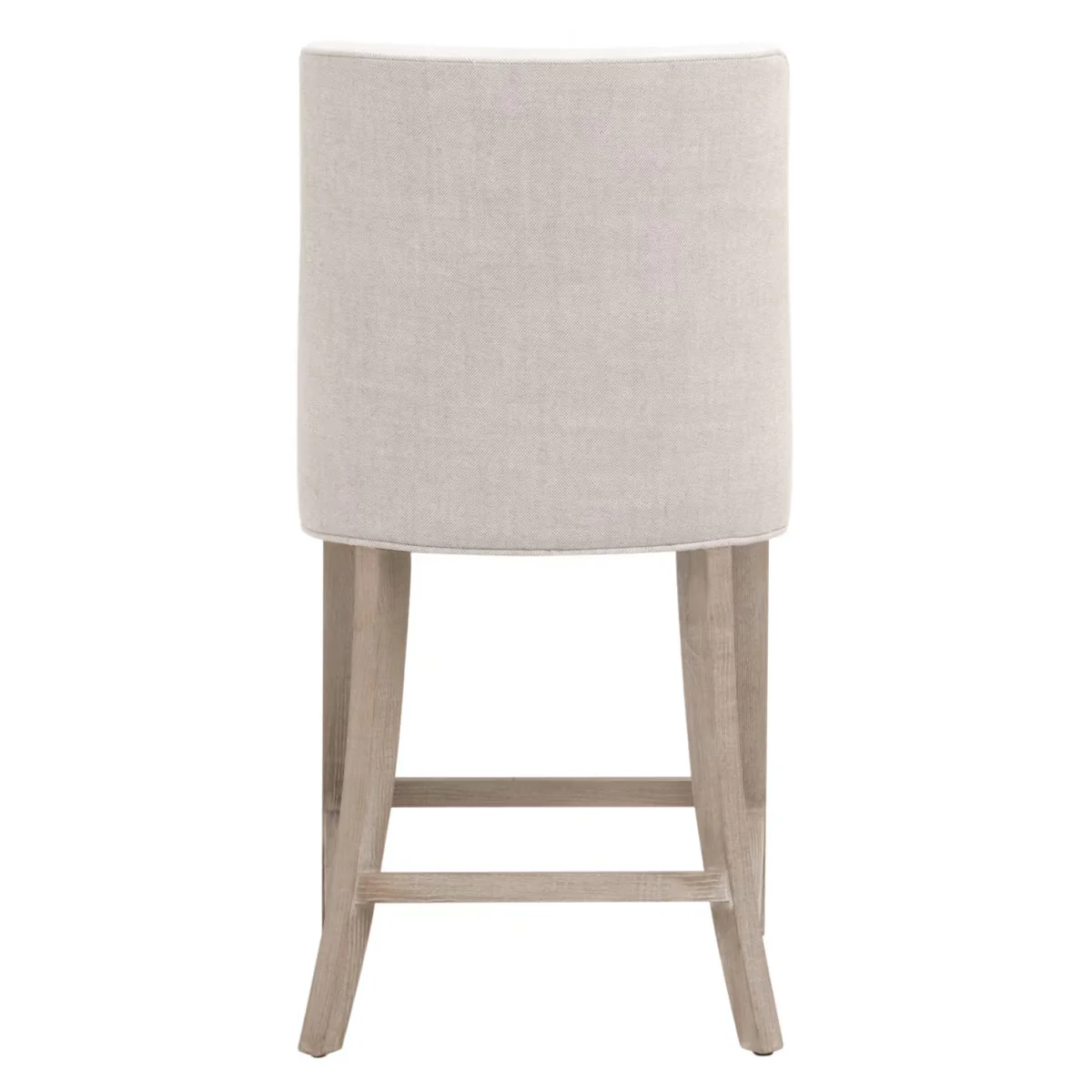 Essentials For Living Duet Counter Stool ~ LiveSmart Peyton-Pearl, Performance Bisque French Linen With Natural Gray Ash Frame - Image 5