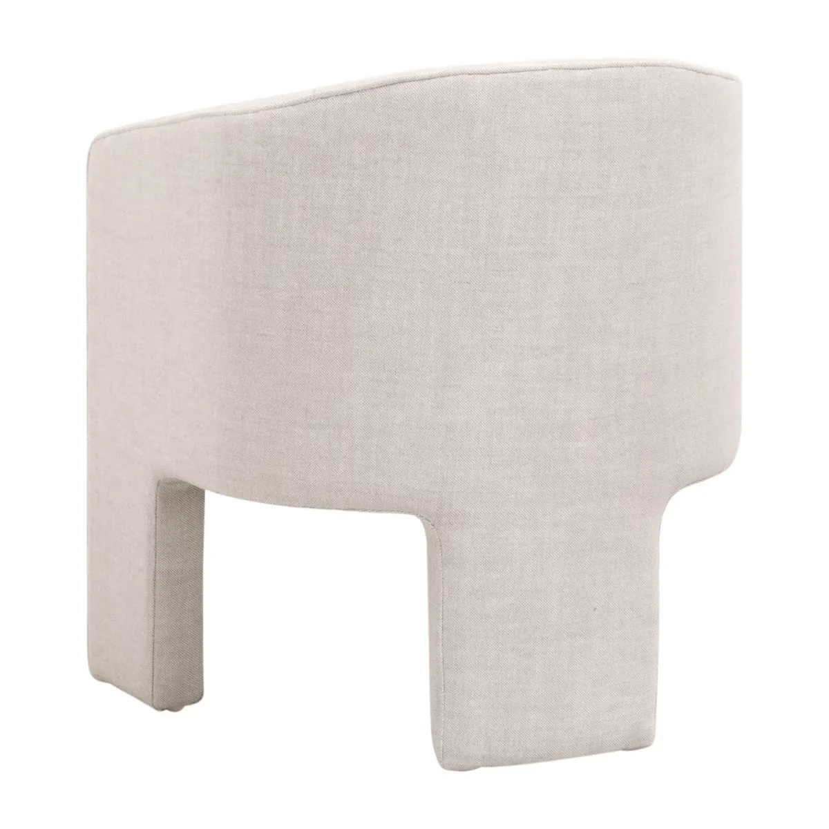 Essentials For Living Hall Arm Dining Chair ~ Performance Bisque French Linen - Image 4